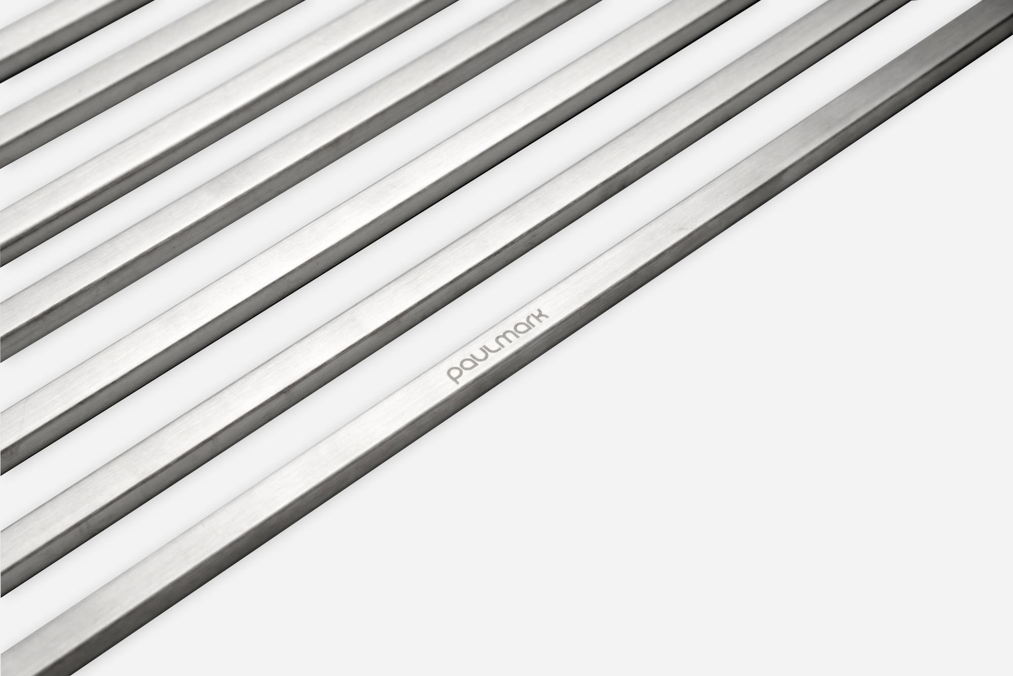 Ролл-мат step, r375-bs, брашированная нерж.сталь, 330х375мм, paulmark