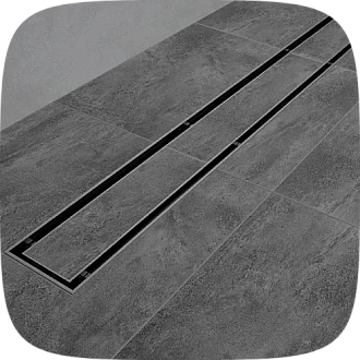 трап с решеткой под плитку