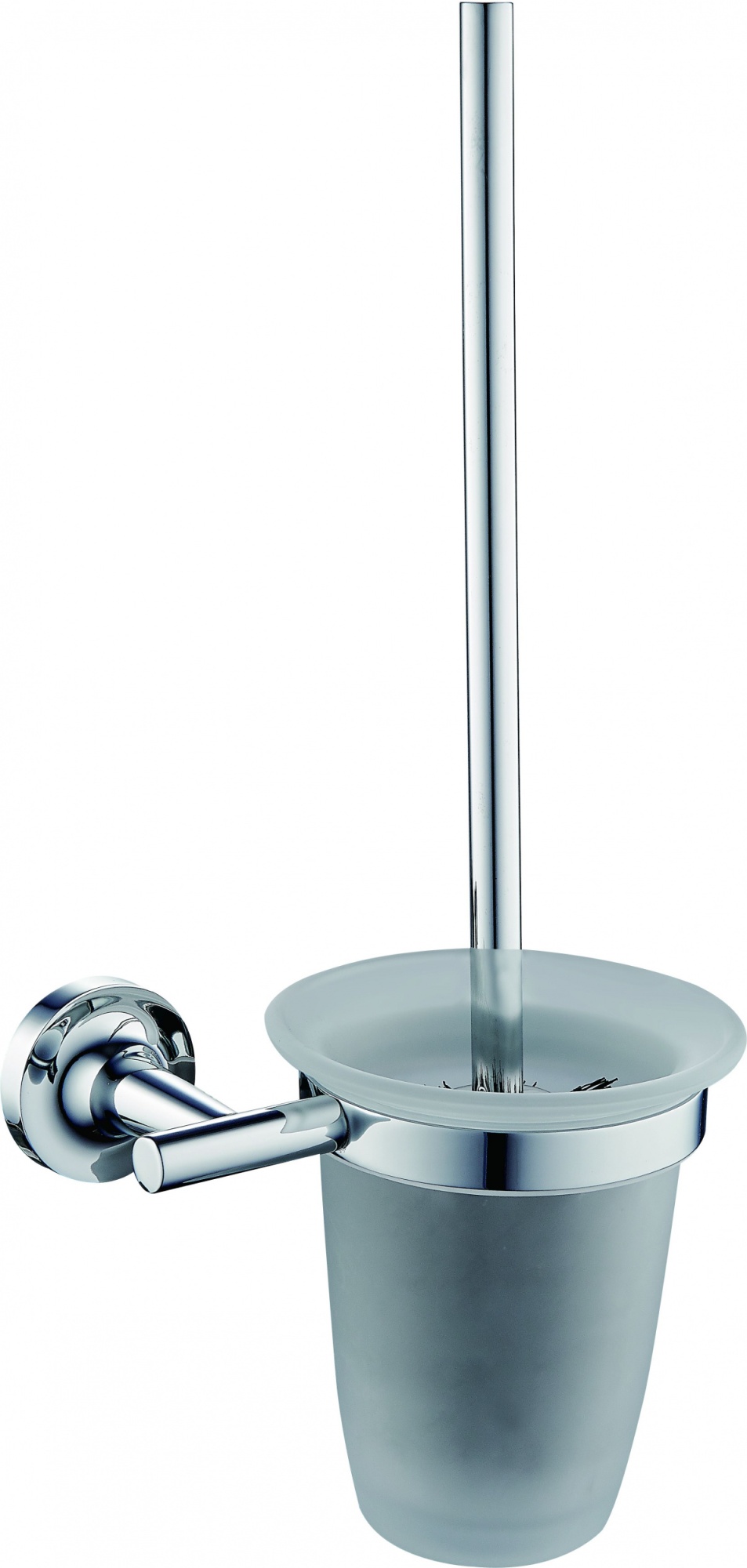 Туалетный ершик в комплекте wonzon & woghand simple, хром (ww-6529)