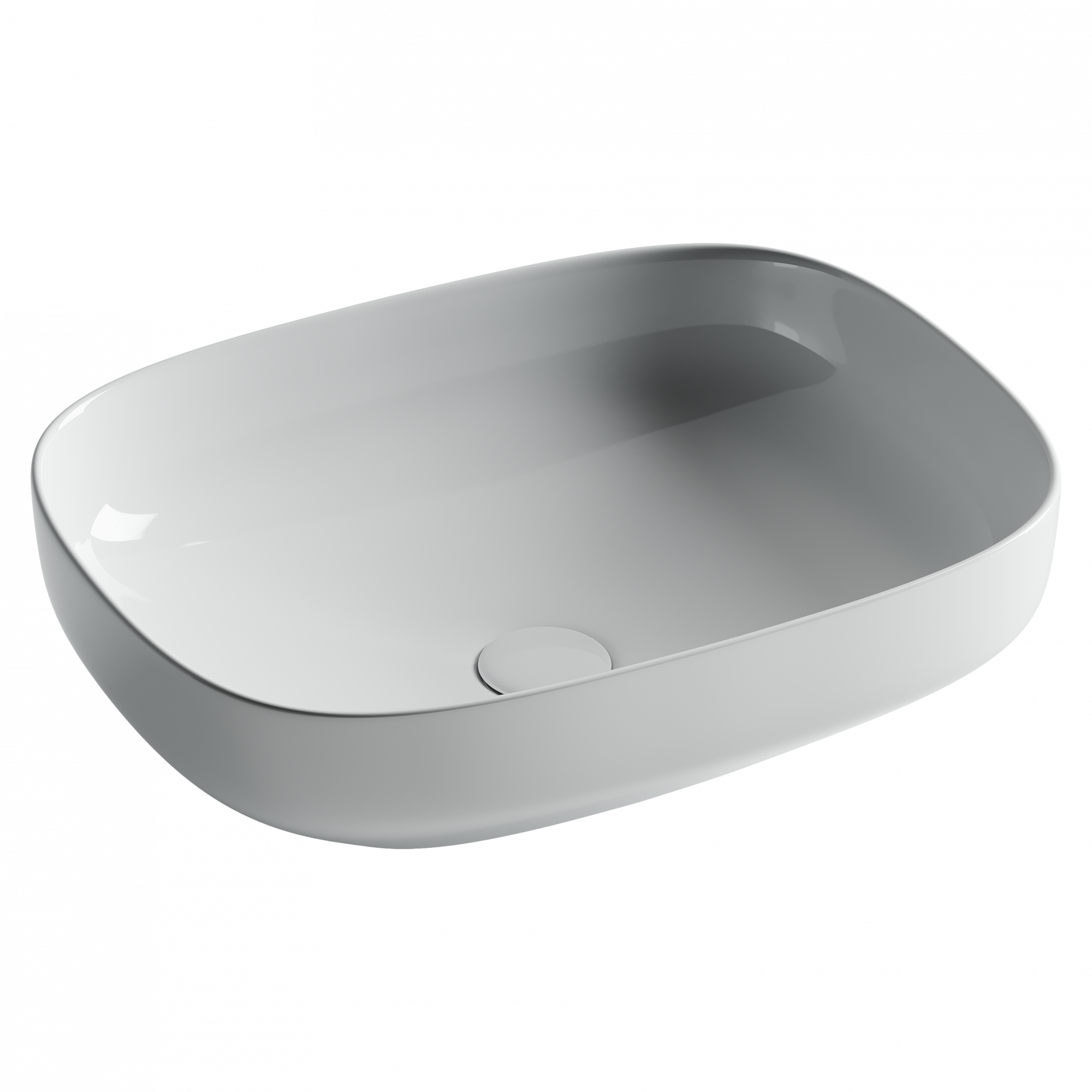 Умывальник чаша накладная прямоугольная element 500x380x150мм