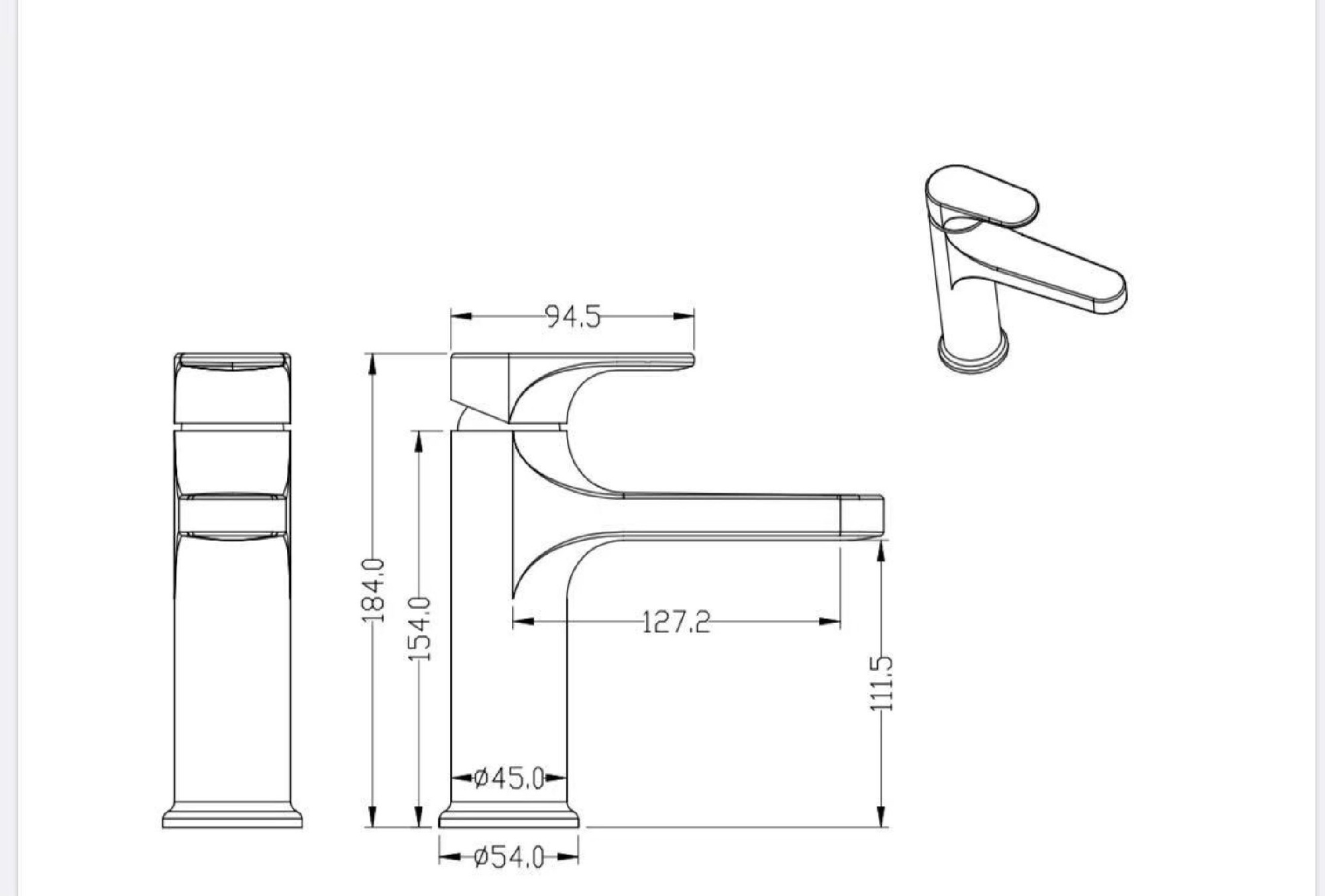 Смеситель для раковины boheme spectre 451-br бронза
