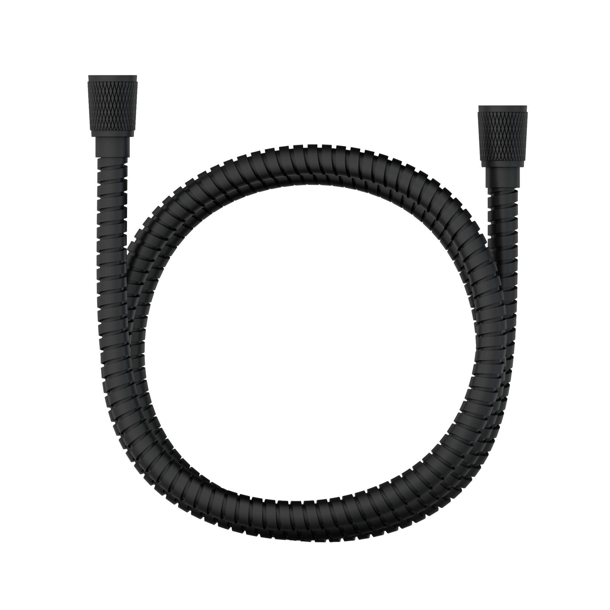 Шланг для душа в металлической оплётке 1500 мм wonzon & woghand, черный матовый (ww-88rg02-1500-mb)