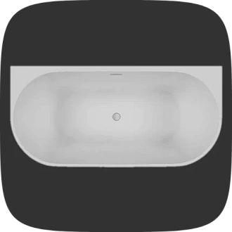 пристенные ванны