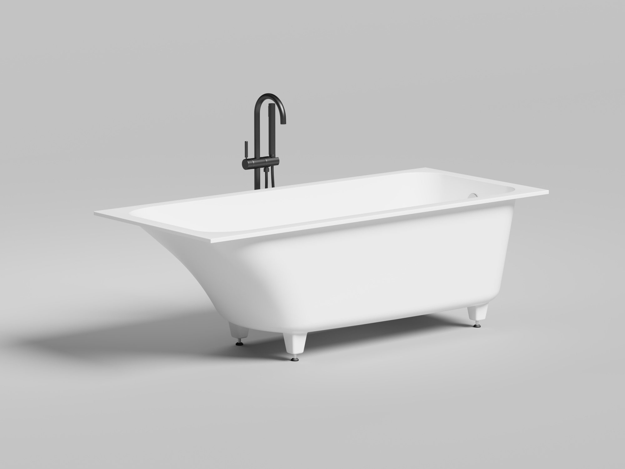 Ванна встраиваемая salini orlanda 170x75 s-sense белый матовый