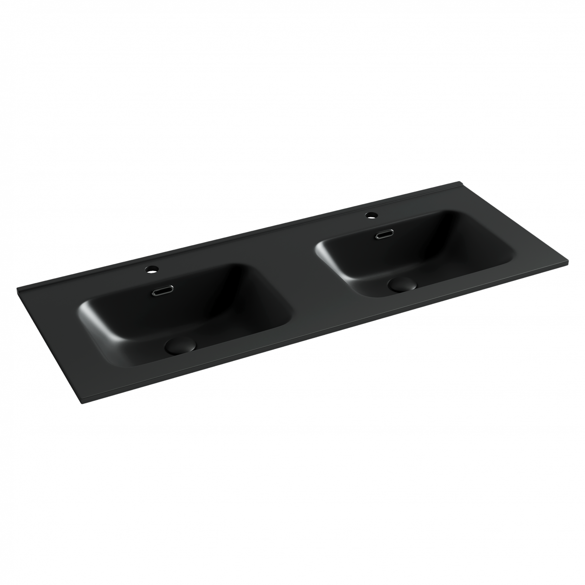 Умывальник накладной прямоугольный (цвет черный матовый) element 1210*465*180мм
