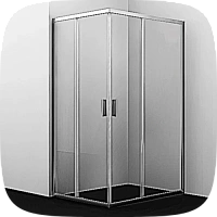 прямоугольные душевые уголки