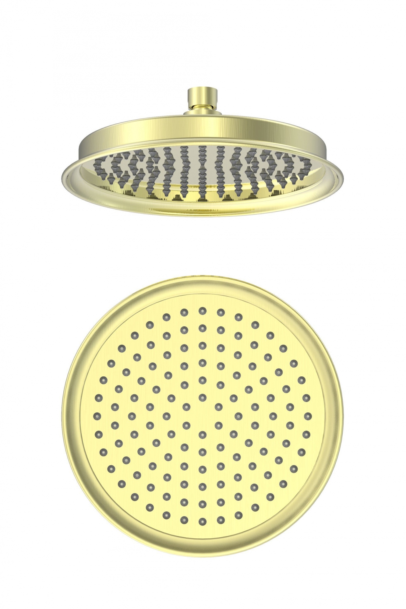 Верхний душ wonzon & woghand, брашированное золото (ww-88dp05-bg)