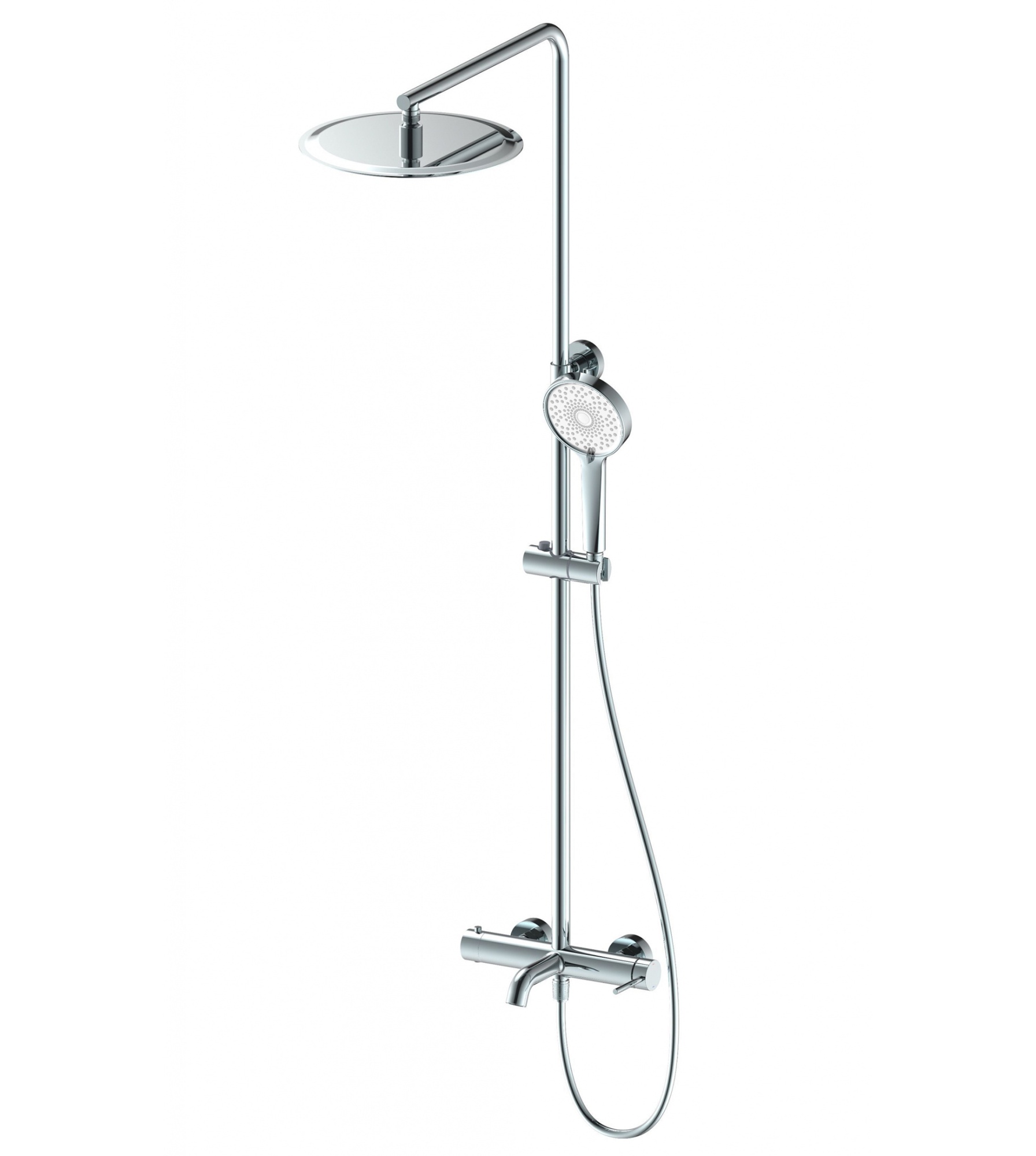 Душевая система wonzon & woghand stick, хром (ww-88739017-cr)