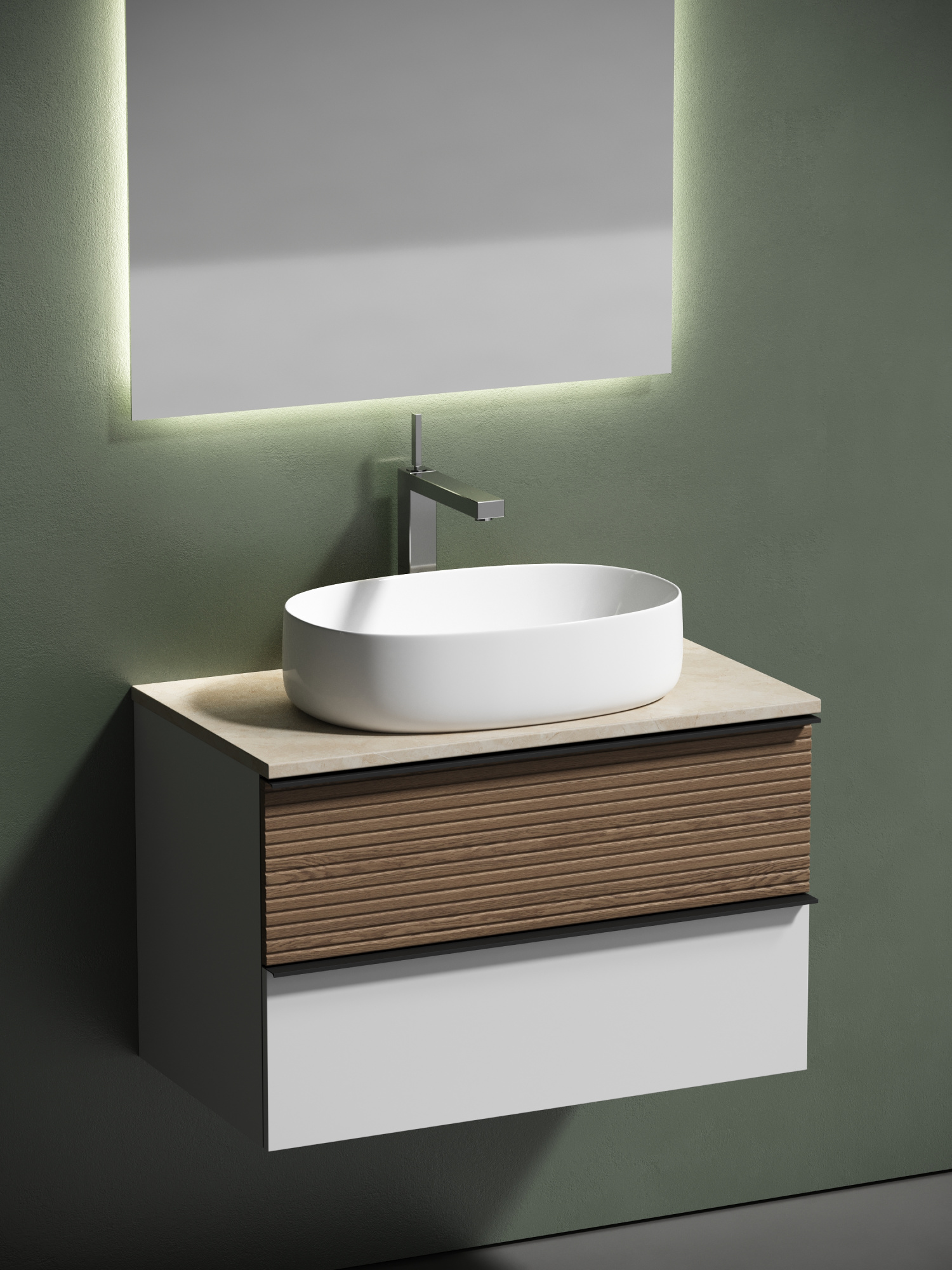 Столешница для ванной комнаты sancos  800х460 , арт. tt80a2x