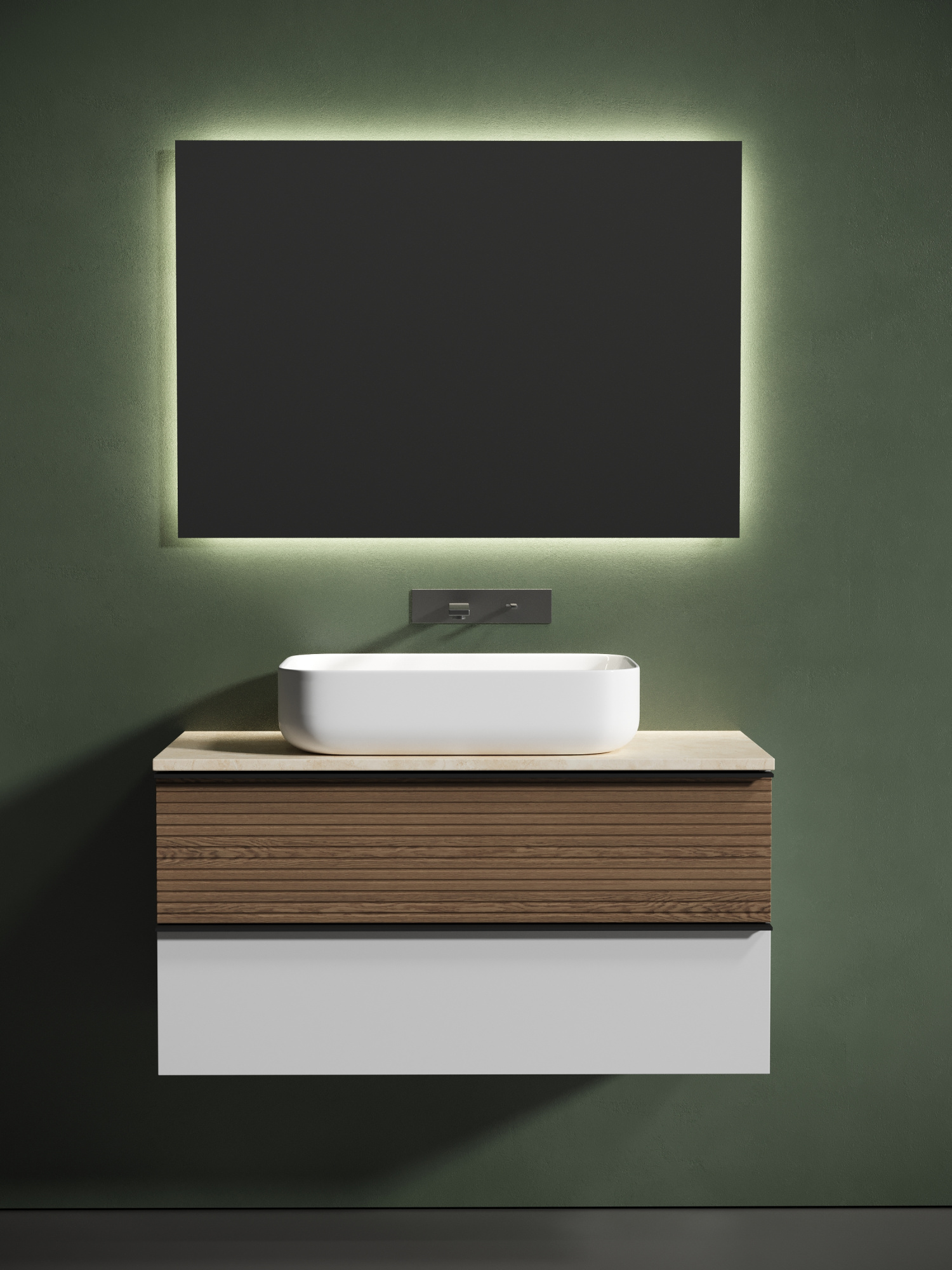 Столешница для ванной комнаты sancos  1000х460 , арт. tt100a2