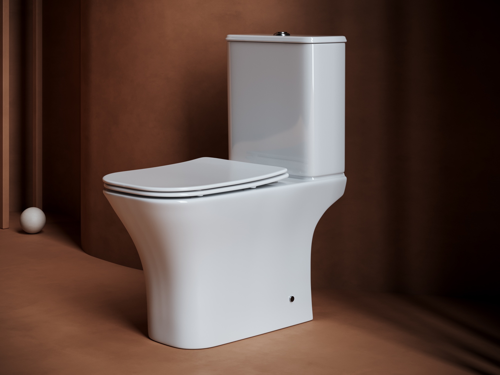 Напольный  унитаз с бачком alfa rimless