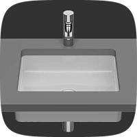 раковины врезные снизу