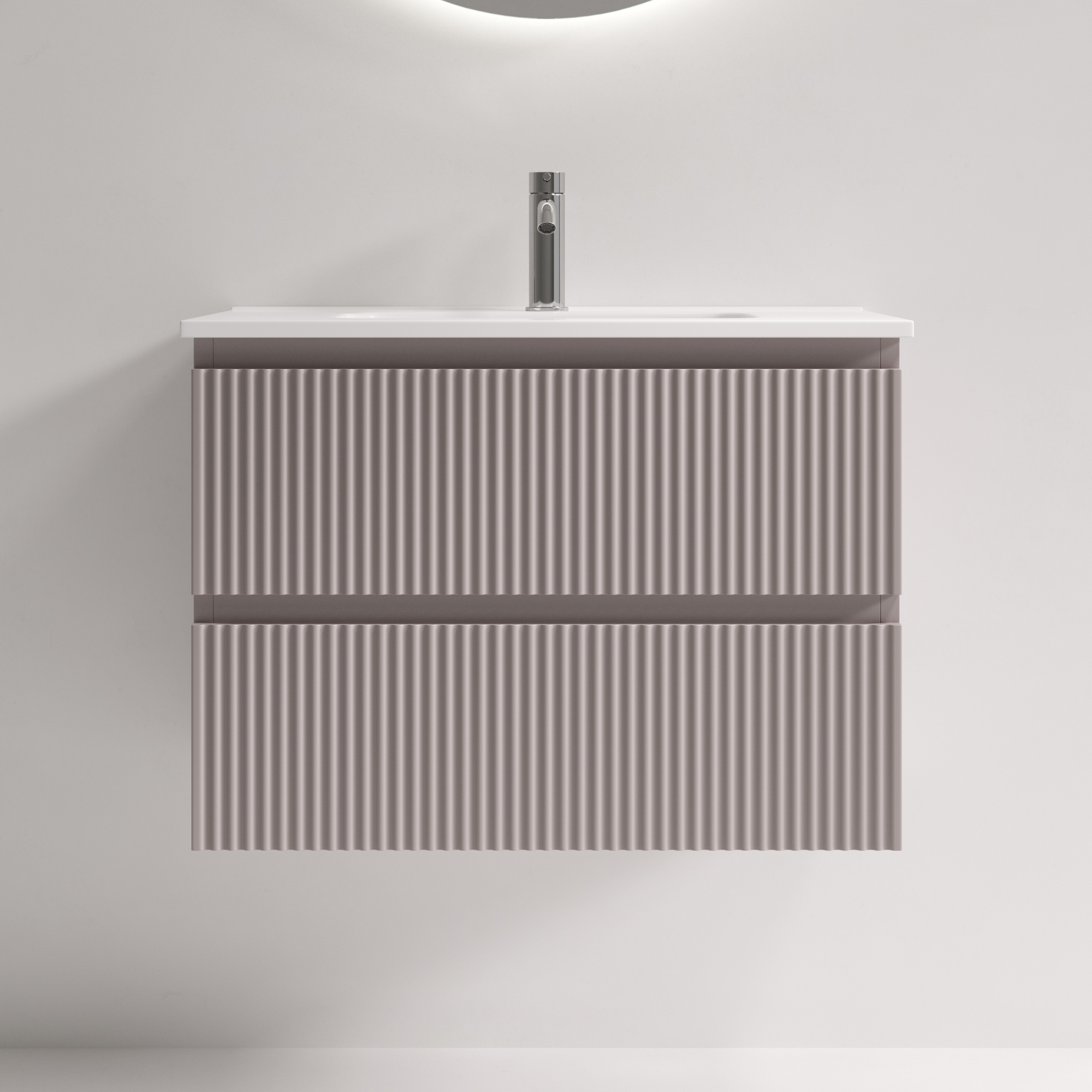 Тумба подвесная SANCOS Snob R 690х390х500, c двумя ящиками оснащенными доводчиками, Doha Soft, арт.SNR70/39SM