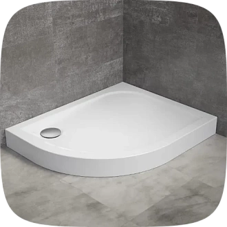 ассиметричные угловые поддоны