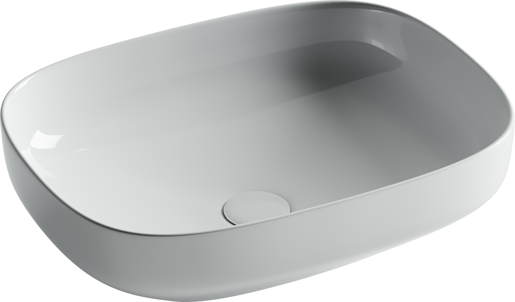 Умывальник чаша накладная прямоугольная element 500x380x150мм