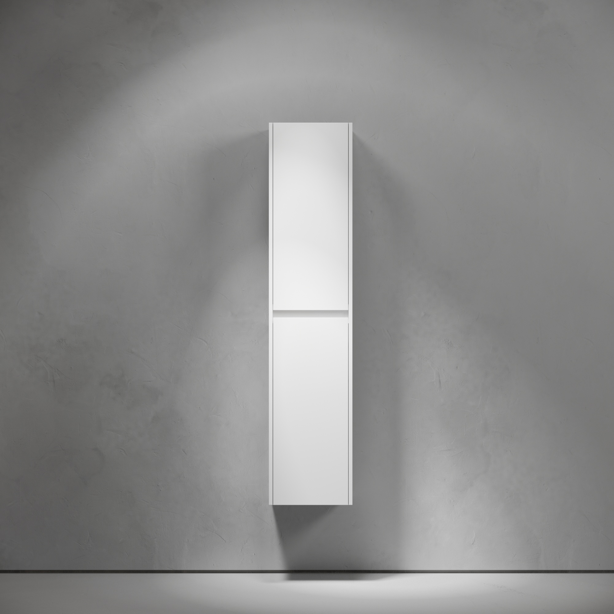 Шкаф-пенал sancos libra подвесной белый глянец, 350х300х1600 мм, арт. plb35w