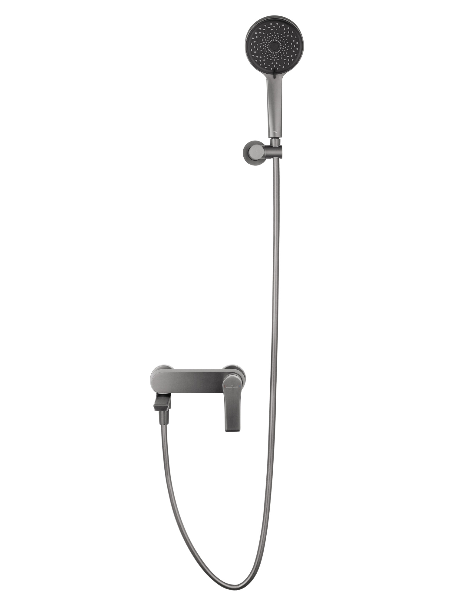 Смеситель для ванны с душем wonzon & woghand brilliant, темный графит (ww-88037079-bgm)