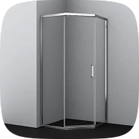 пятиугольные душевые уголки