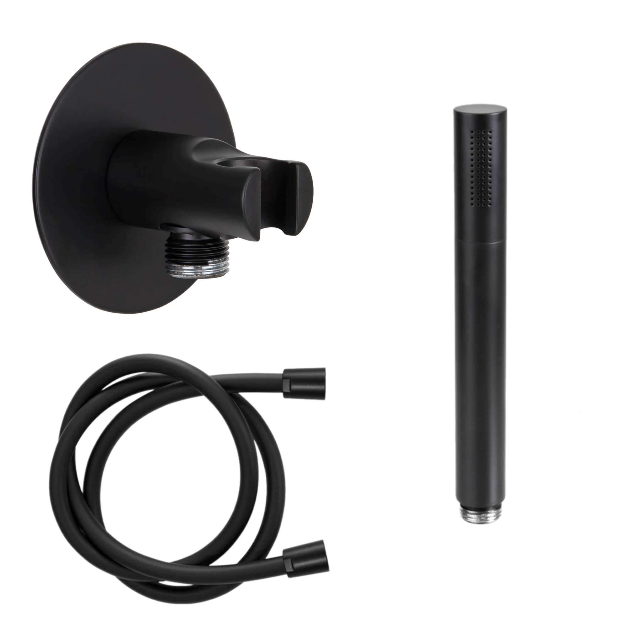 Комплект для душа daniel a546xb43515, чёрный матовый