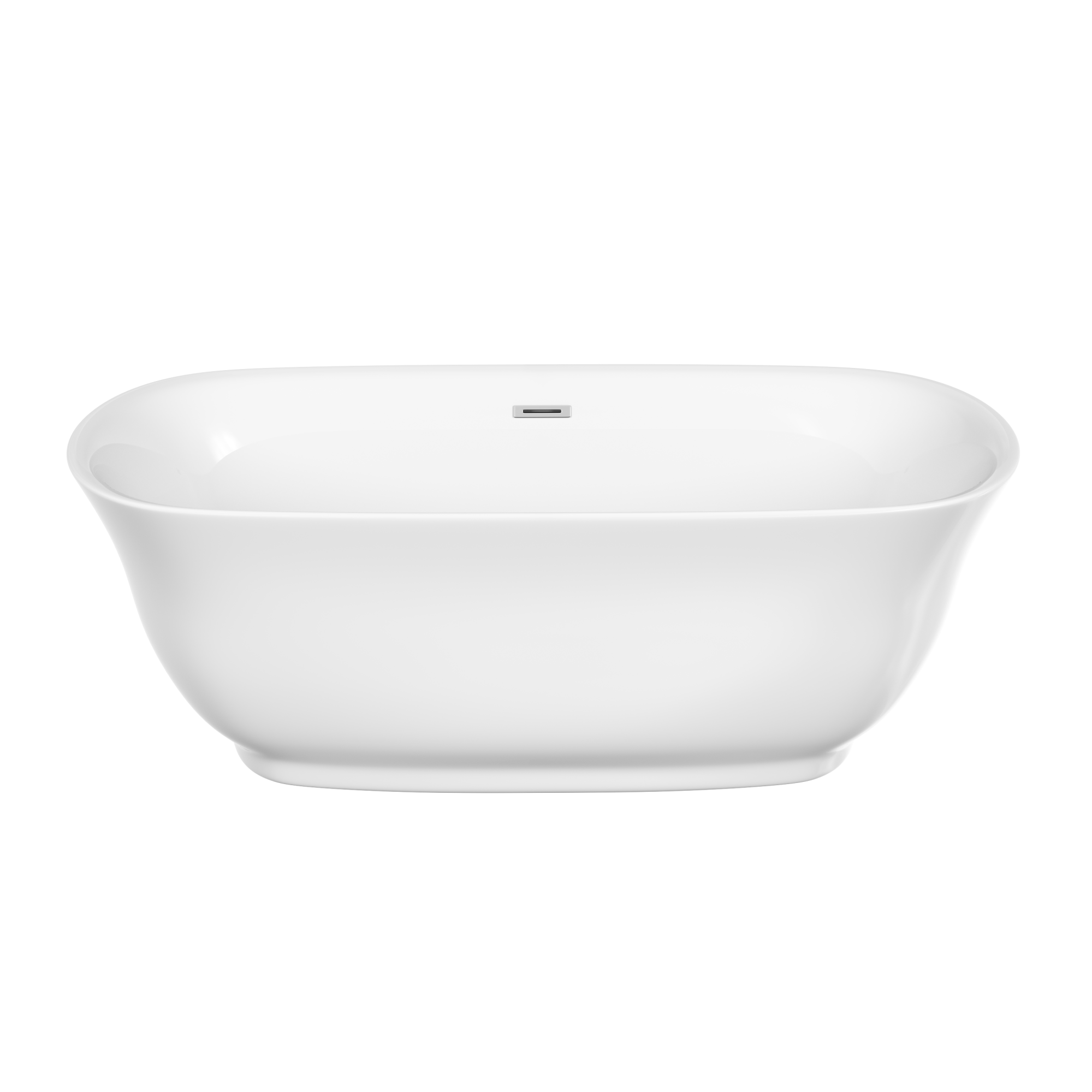 Ванна viva акриловая отдельностоящая; цвет белый; размер 1700*800*600мм; слив-перелив донный клапан "click-clack" в комплекте, хром арт. fb08