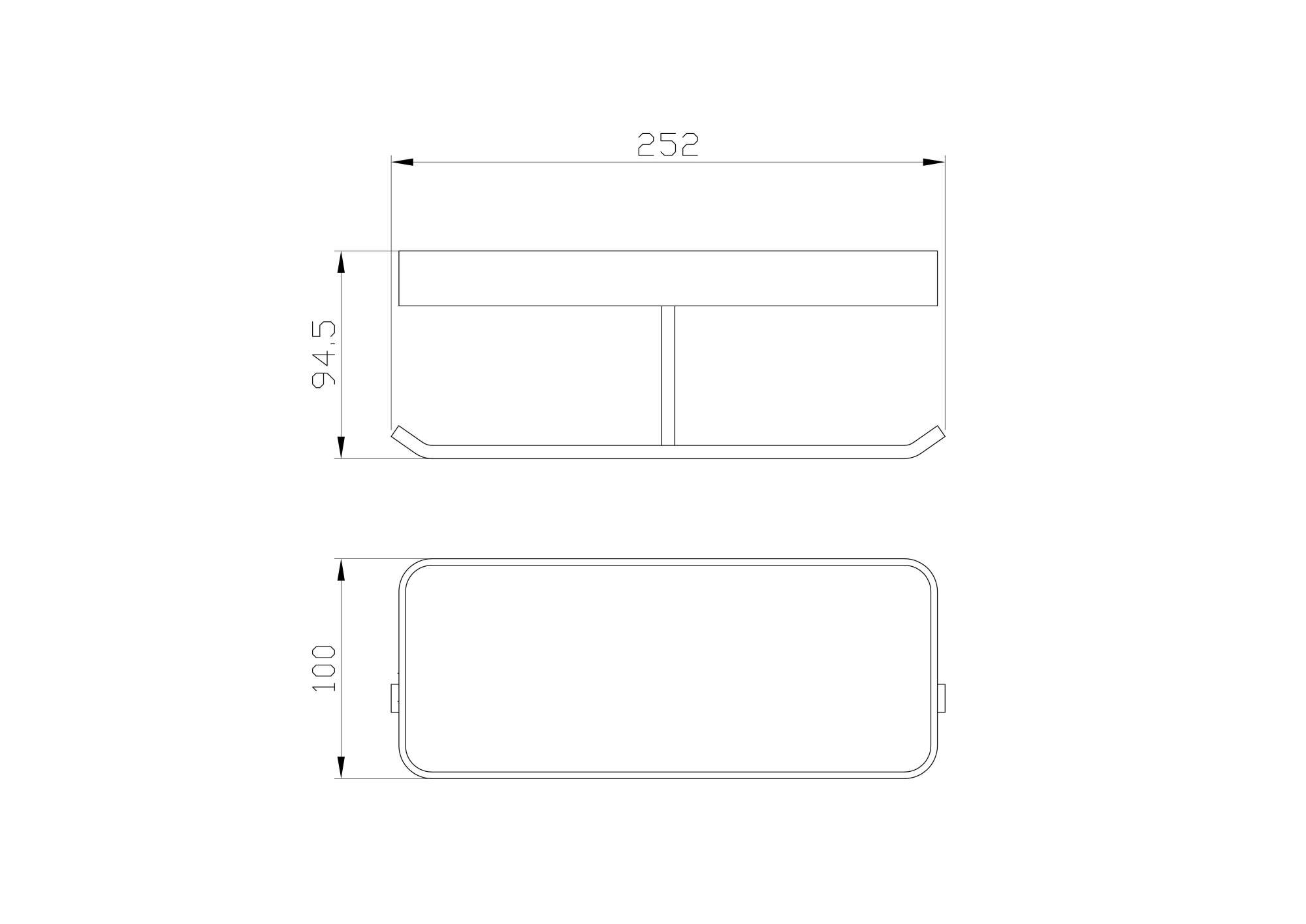 Двойной держатель для туалетной бумаги с полкой wonzon & woghand lotte, брашированное золото (ww-8356-bg)