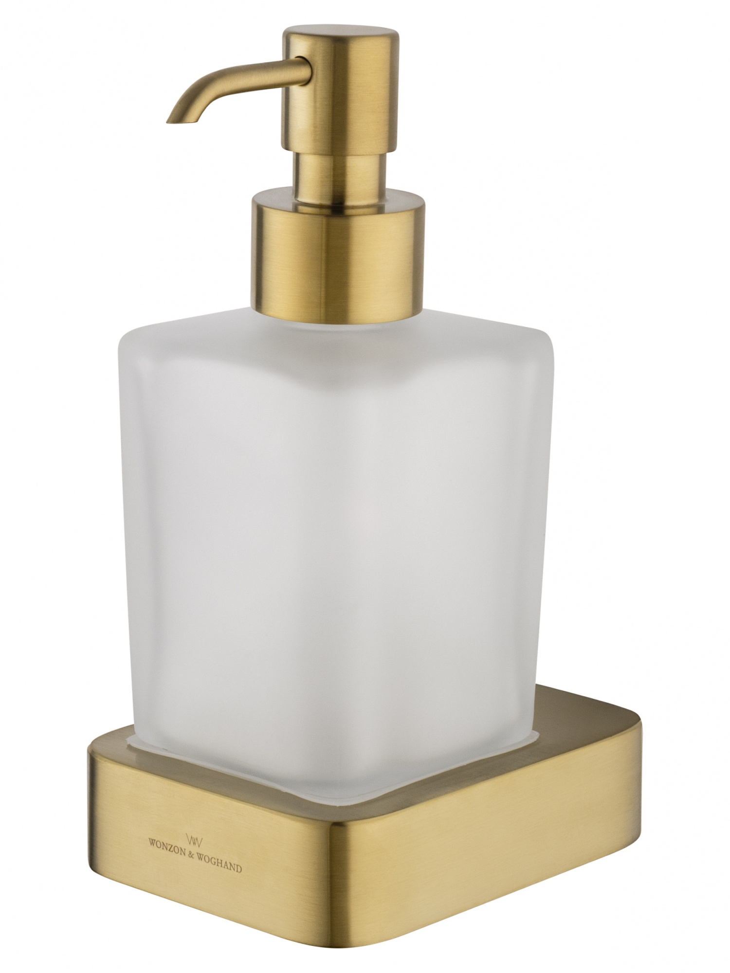 Дозатор мыла wonzon & woghand lotte, брашированное золото (ww-8333-bg)