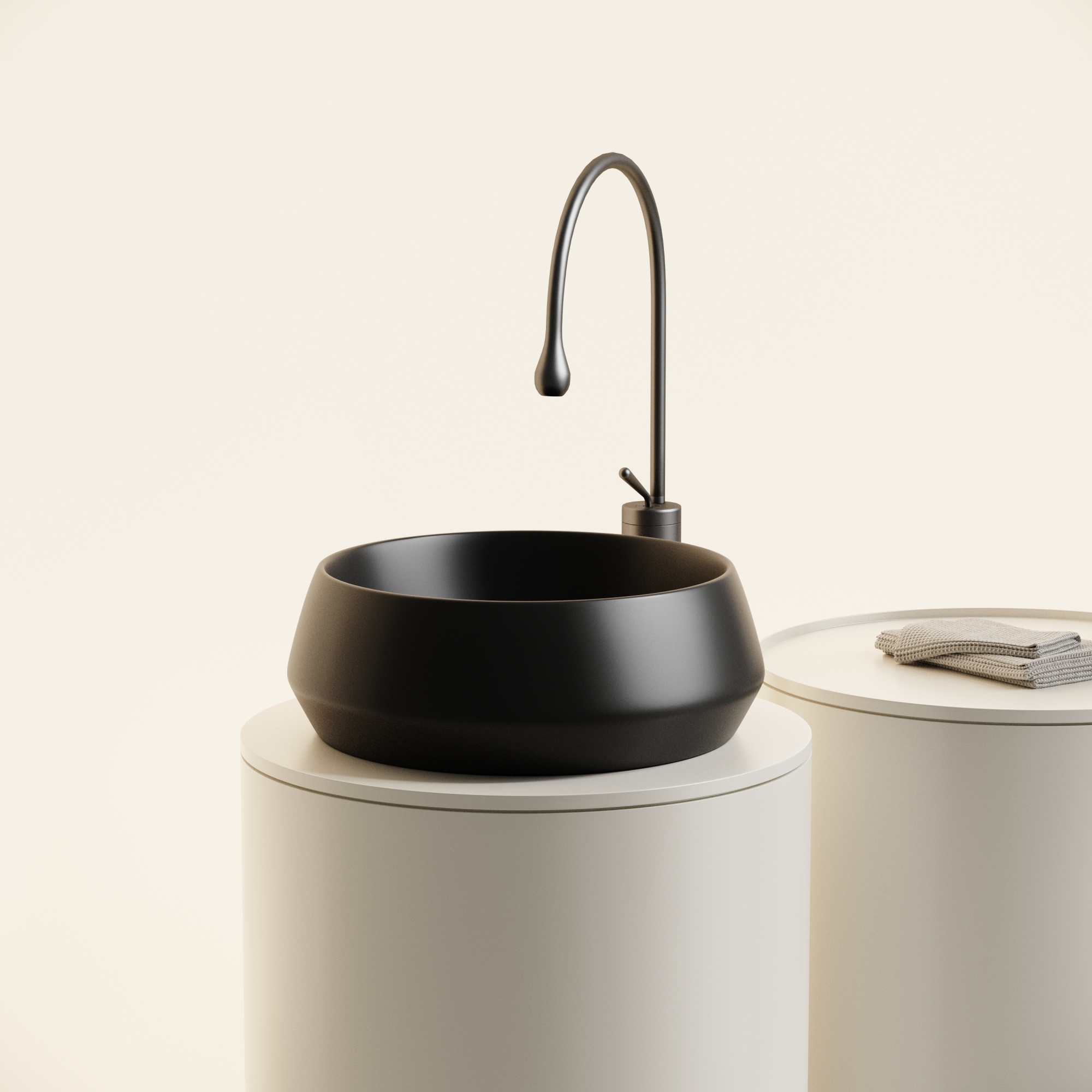 Раковина ceramicanova maya накладная круглая 400x400x140 черный матовый cn12004mb Раковина ceramicanova maya накладная круглая 400x400x140 черный матовый cn12004mb