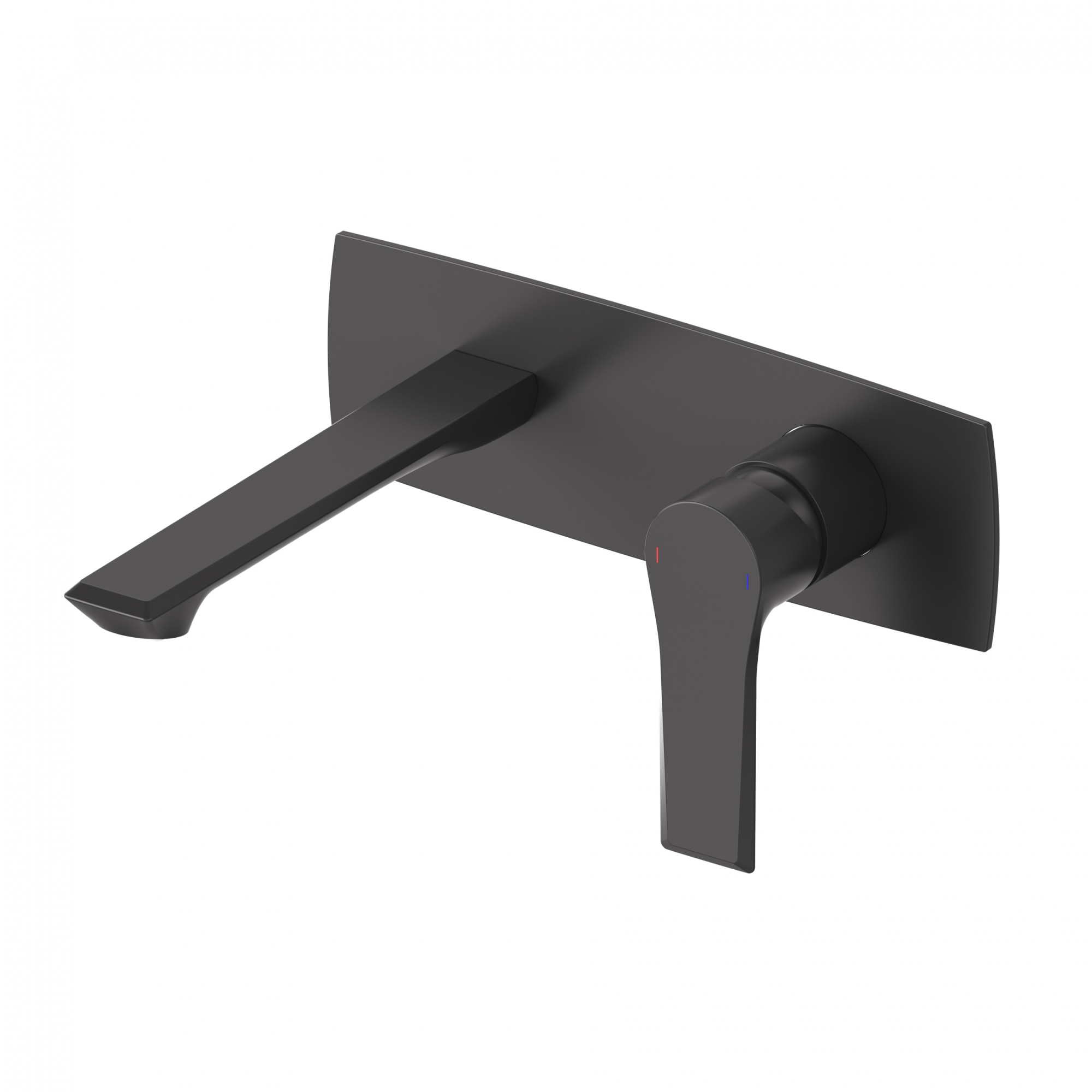 Смеситель для раковины встраиваемый wonzon & woghand brilliant, черный матовый (ww-88869079-mb)