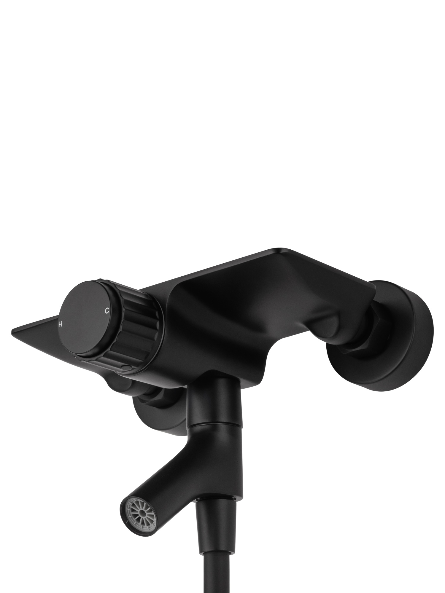 Смеситель для ванны с душем wonzon & woghand click, черный матовый (ww-fe05l221-mb)