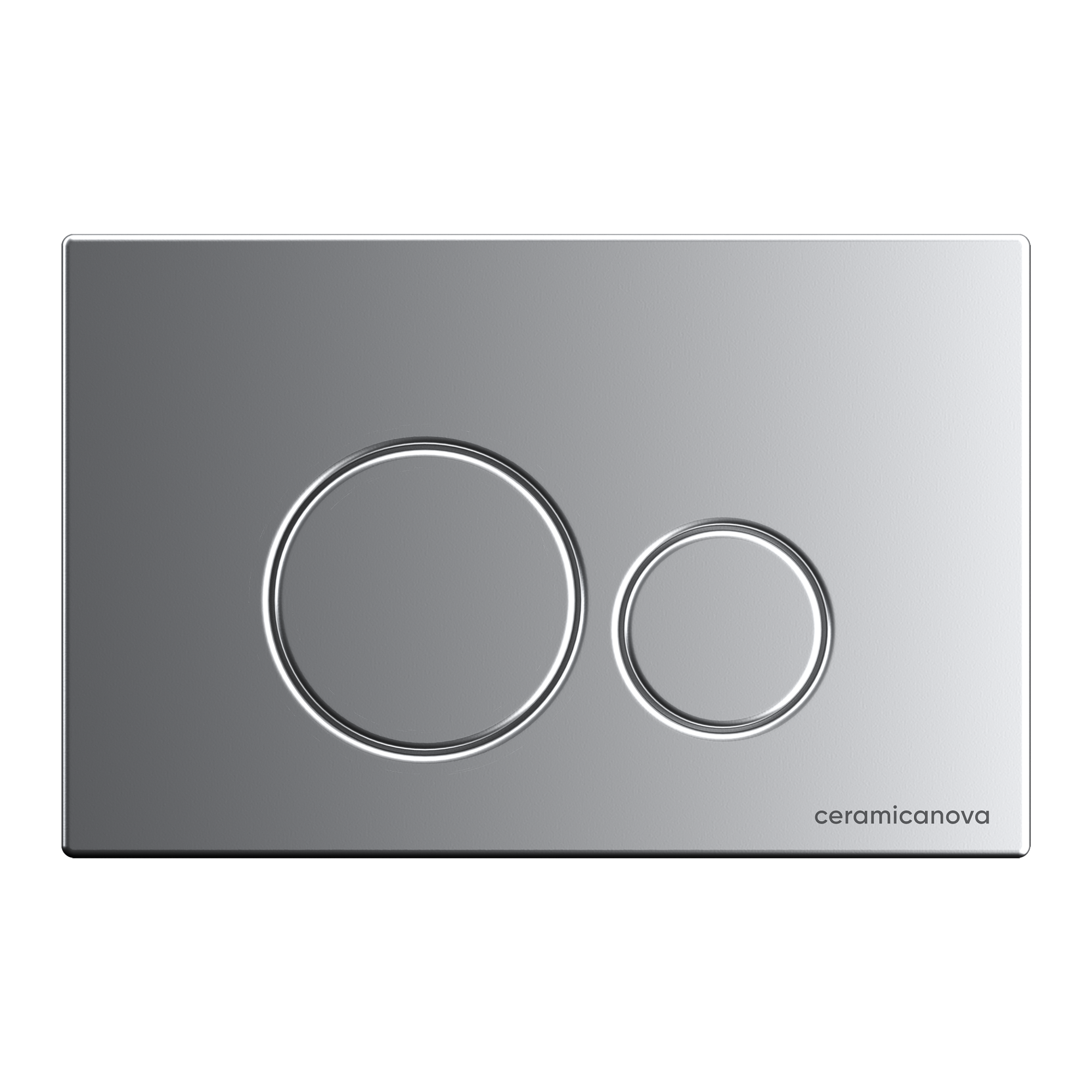 Система инсталляции для унитазов ceramicanova envision с кнопкой смыва round цвет хром матовый и креплениями, арт. cn1001m