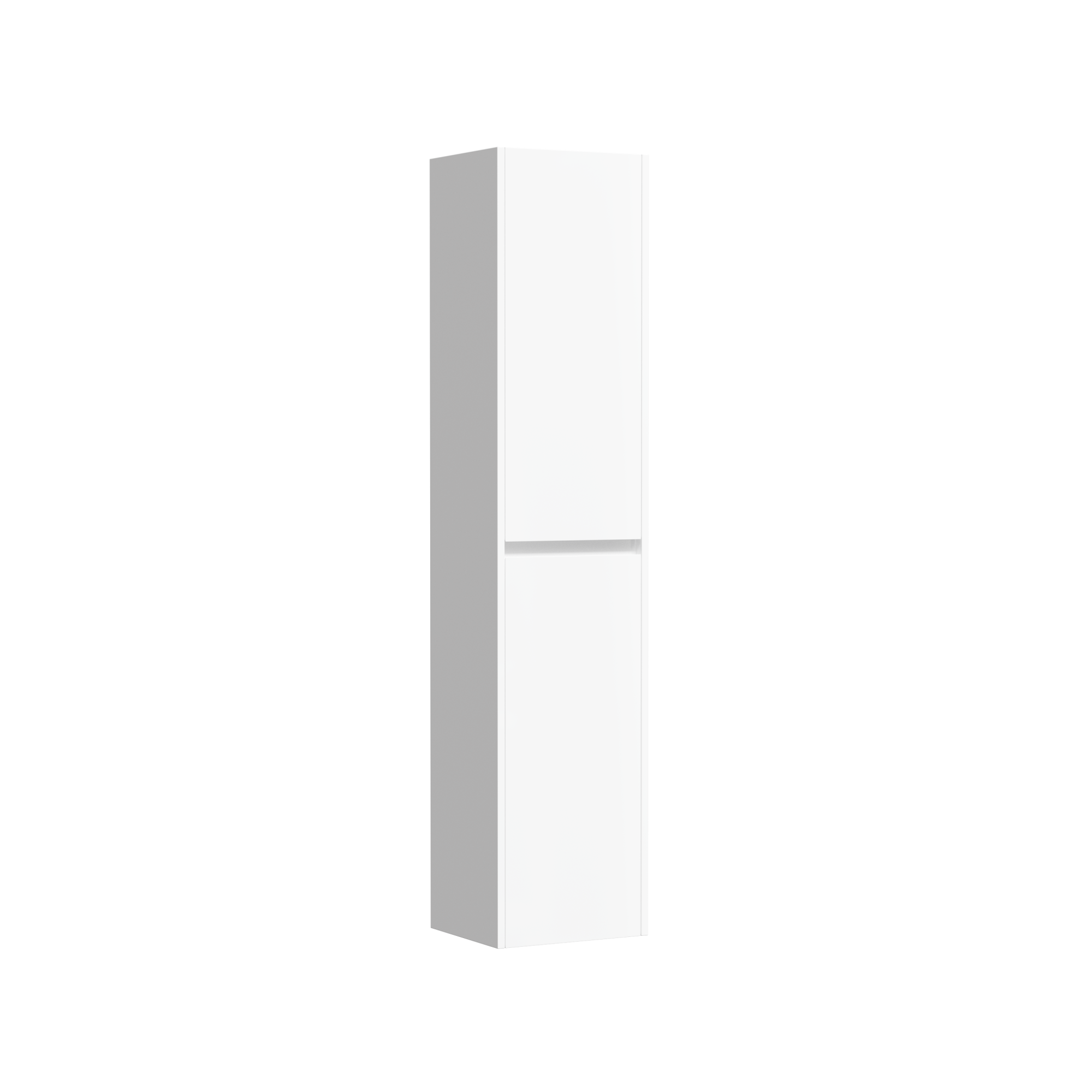 Шкаф-пенал sancos libra подвесной белый глянец, 350х300х1600 мм, арт. plb35w