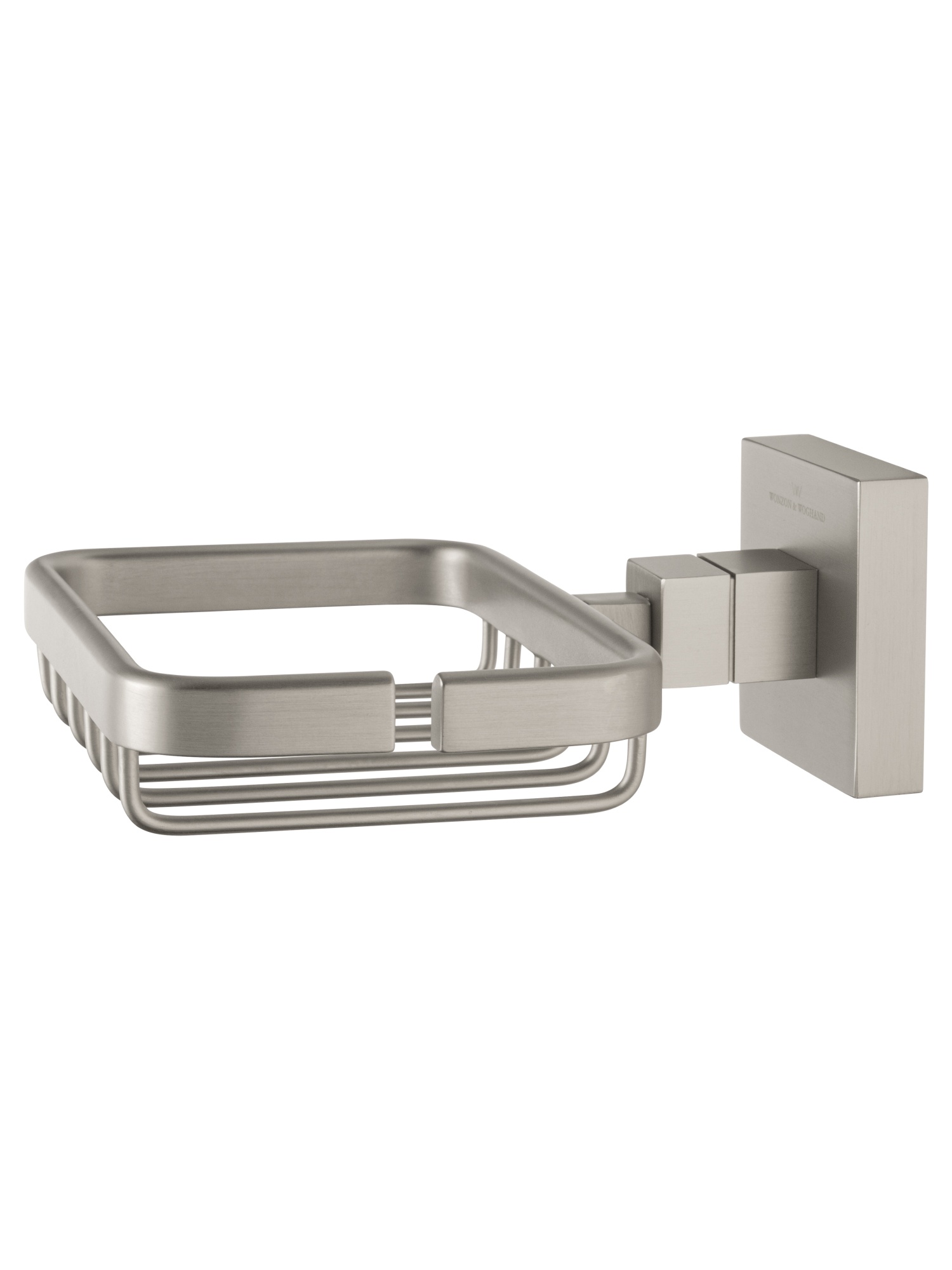 Мыльница с держателем wonzon & woghand polo, брашированный никель (ww-8924-bn)