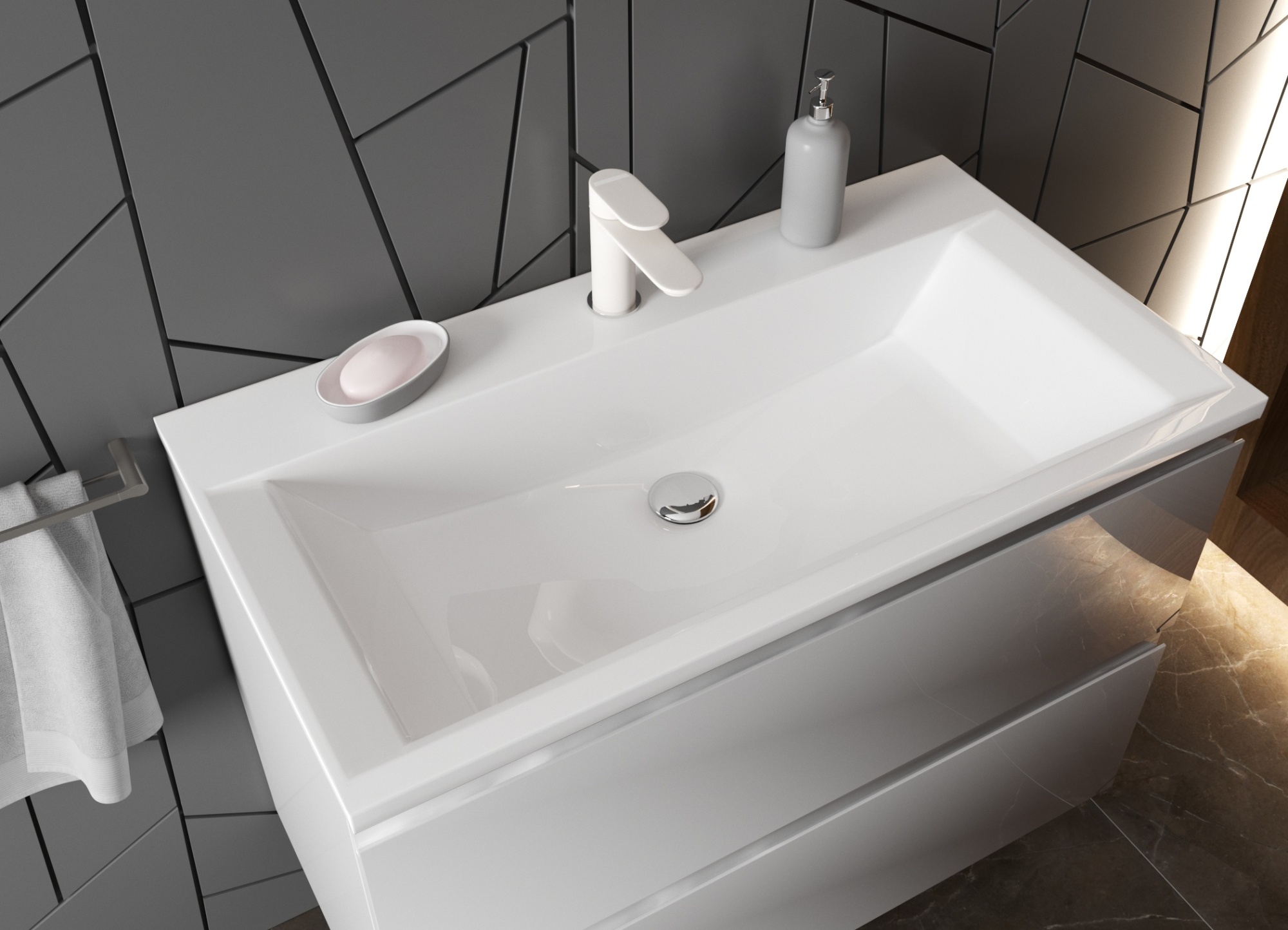 Раковина "рава 90" 900х480