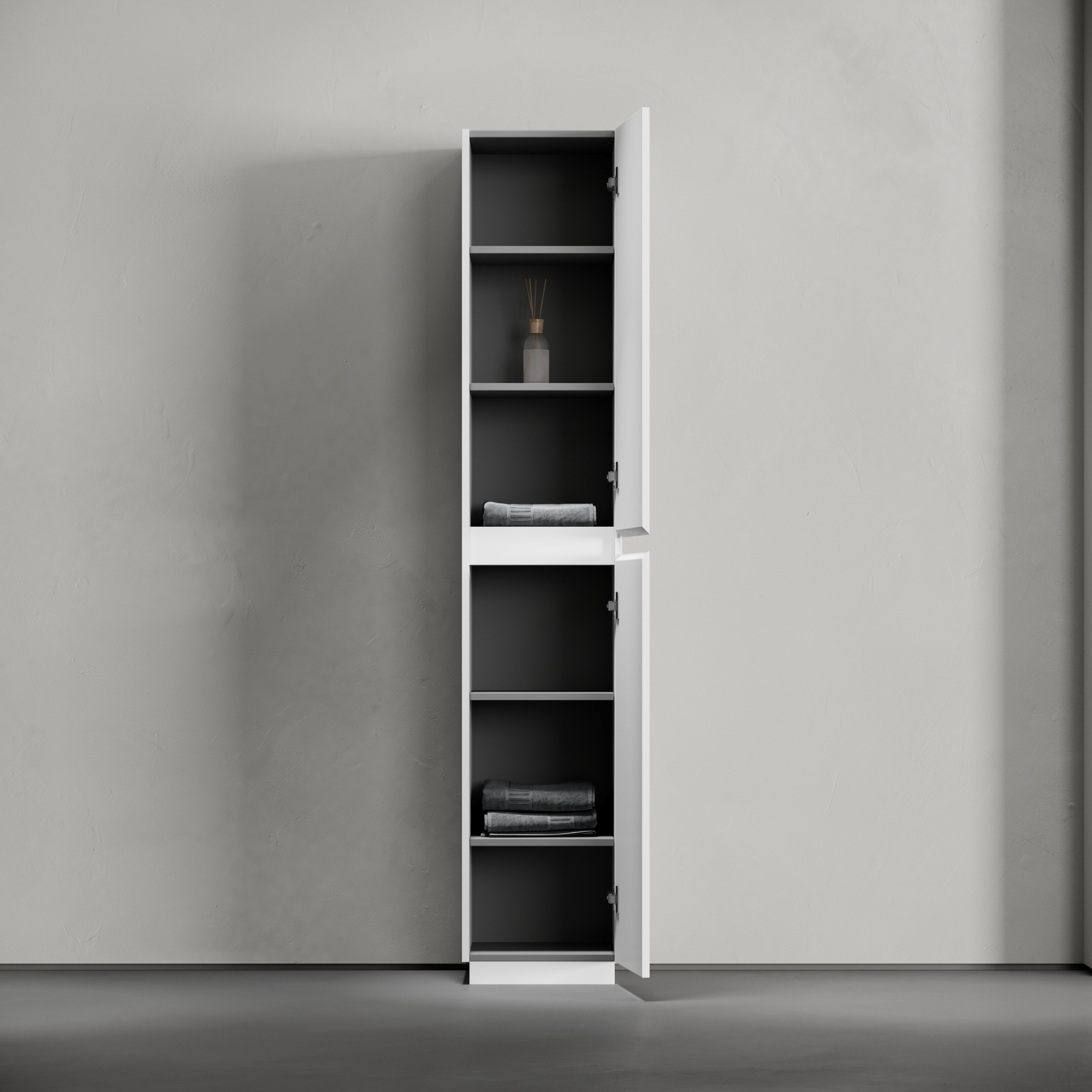 Шкаф-пенал sancos libra floor напольный, белый глянец, 350х300х1870 мм,  арт. plb35fw