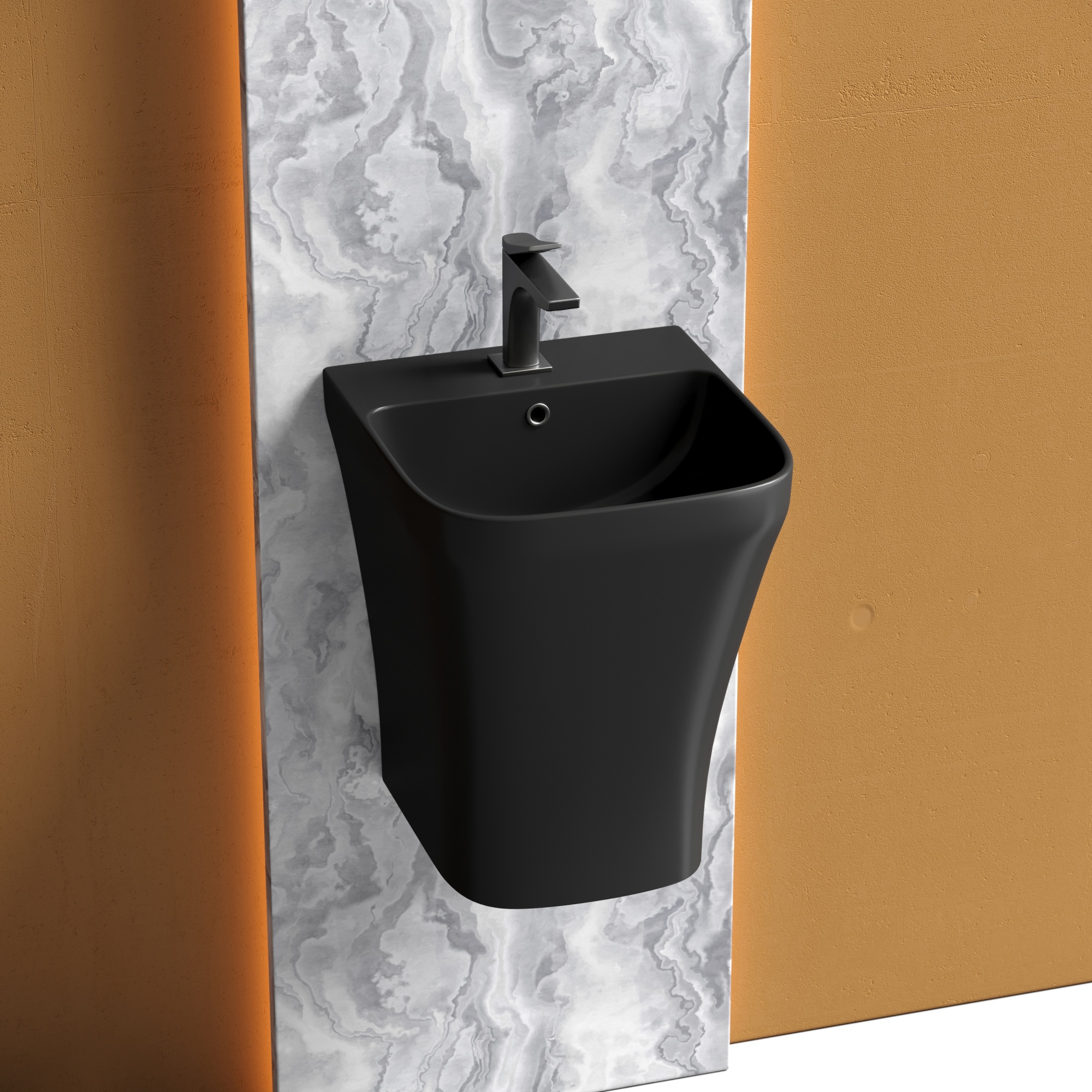 Раковина моноблок подвесная dion