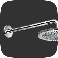 настенный монтаж душа