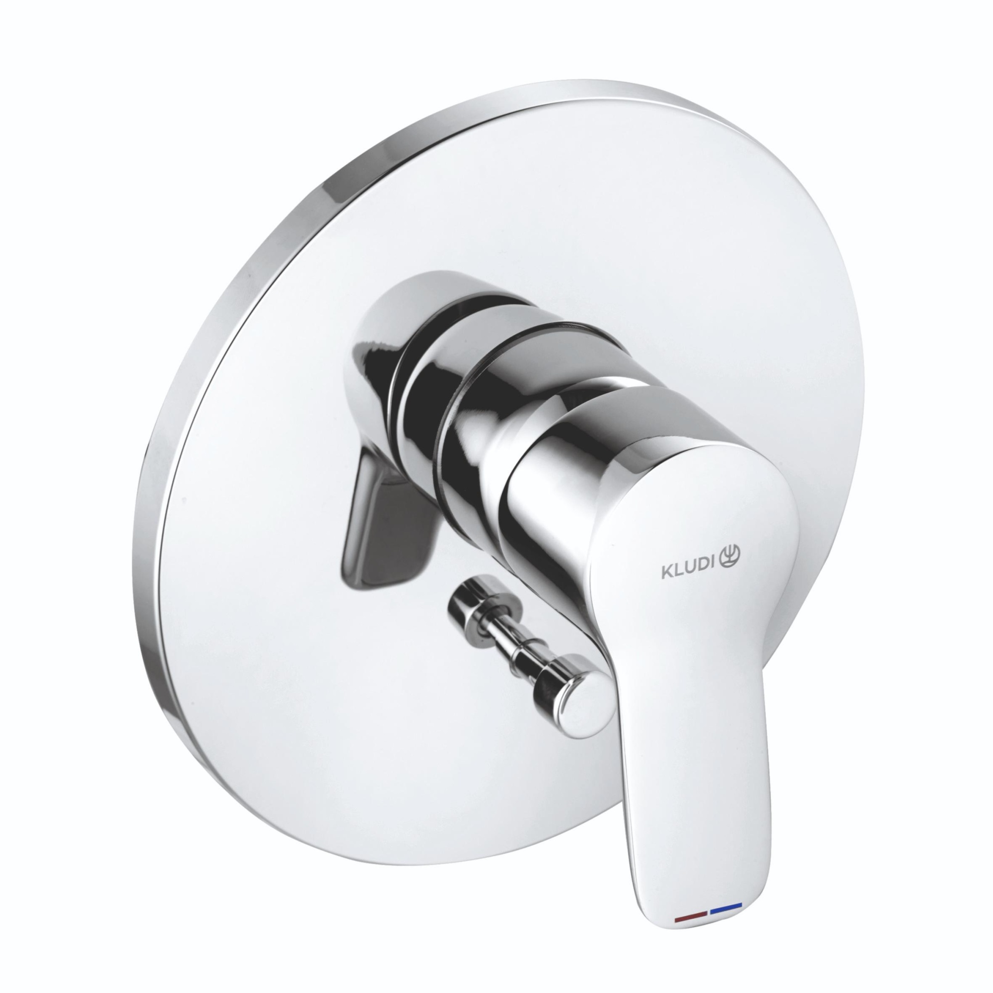 Смеситель для ванны с душем kludi pure&easy хром 374190565 kludi