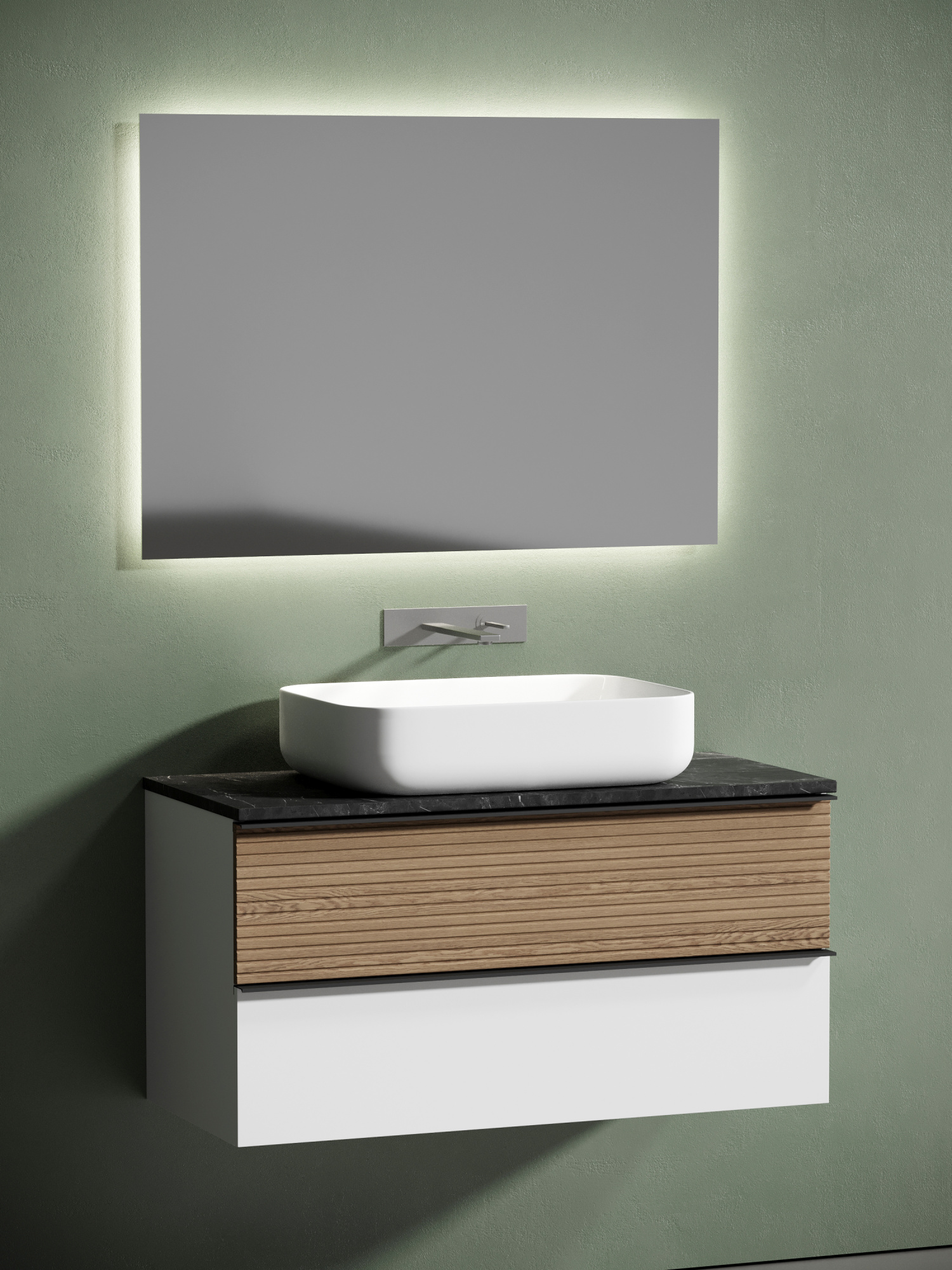 Столешница для ванной комнаты sancos  1000х460 , арт. tt100a1