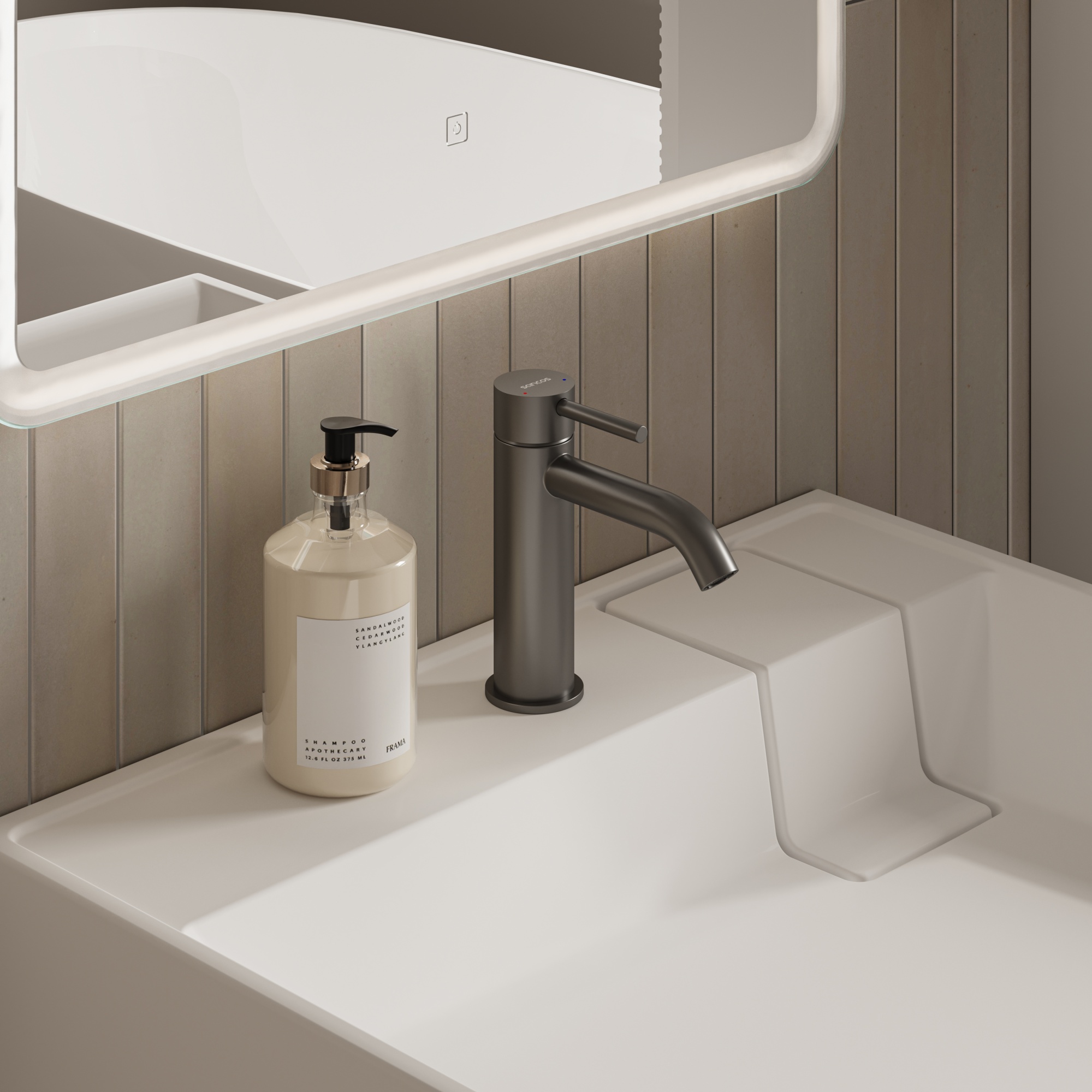 Раковина над стиральной машиной ceramicanova quattro 600x600x123 мм, с кронштейнами, белый, арт. cn0101