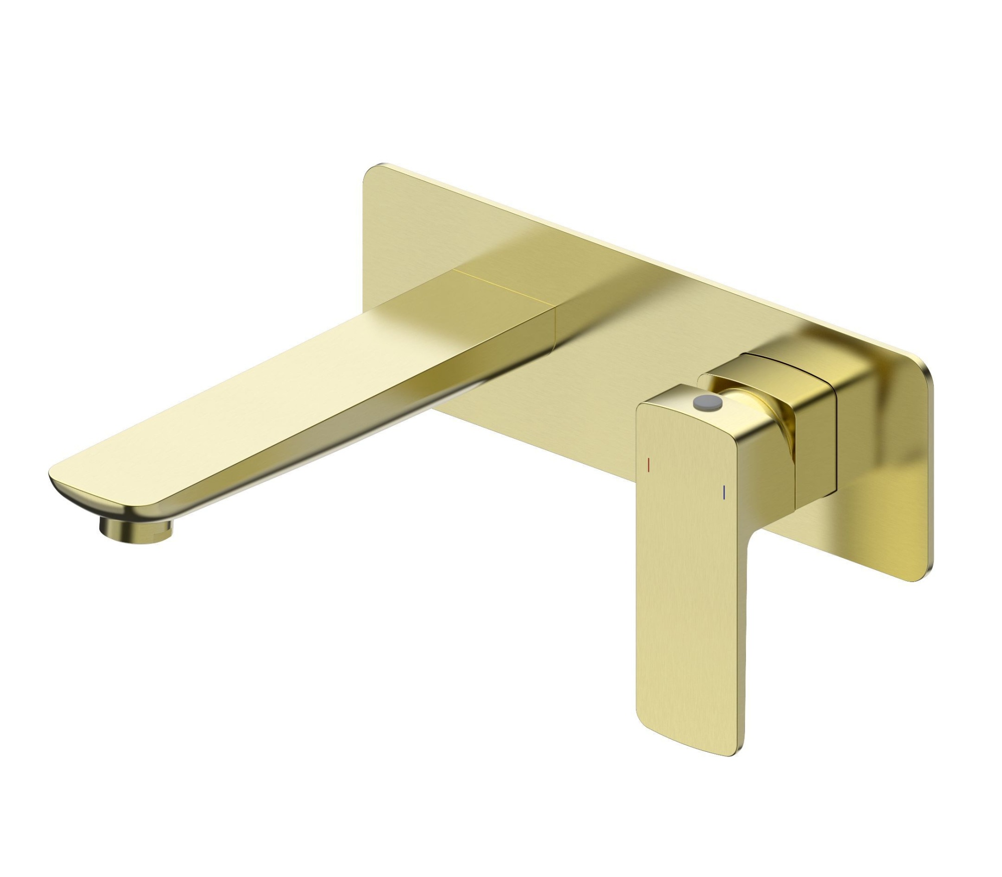 Смеситель для раковины встраиваемый wonzon & woghand edge, брашированное золото (ww-88869003- bg)