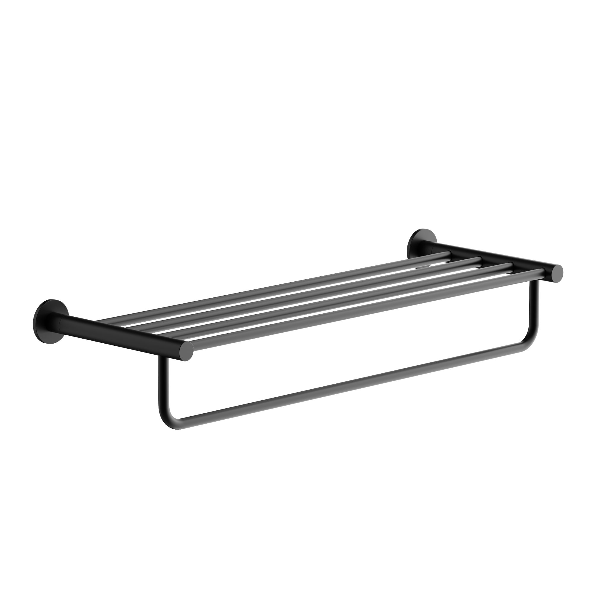 Полка sancos base для полотенец, черный матовый, арт. sc9028mb