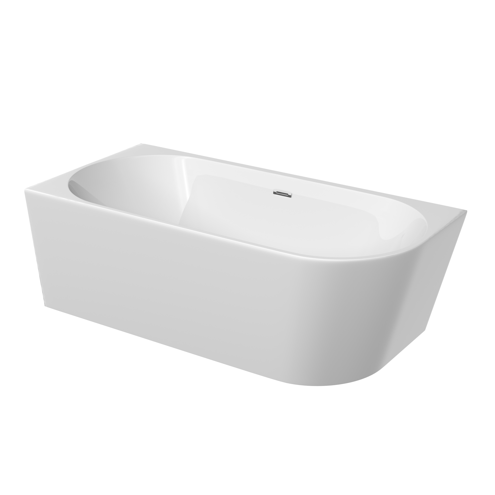 Ванна veneto l  акриловая отдельностоящая пристенная угловая; цвет белый; размер 1700*800*600мм; слив-перелив донный клапан "click-clack" в комплекте, хром арт. fb11 Ванна veneto l  акриловая отдельностоящая пристенная угловая; цвет белый; размер 1700*800*600мм; слив-перелив донный клапан "click-clack" в комплекте, хром арт. fb11