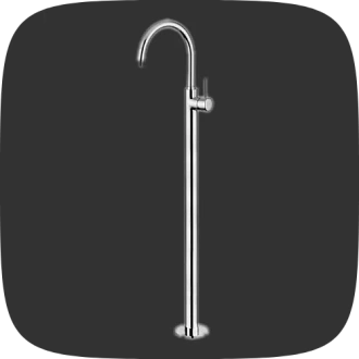 смеситель на раковину напольный 