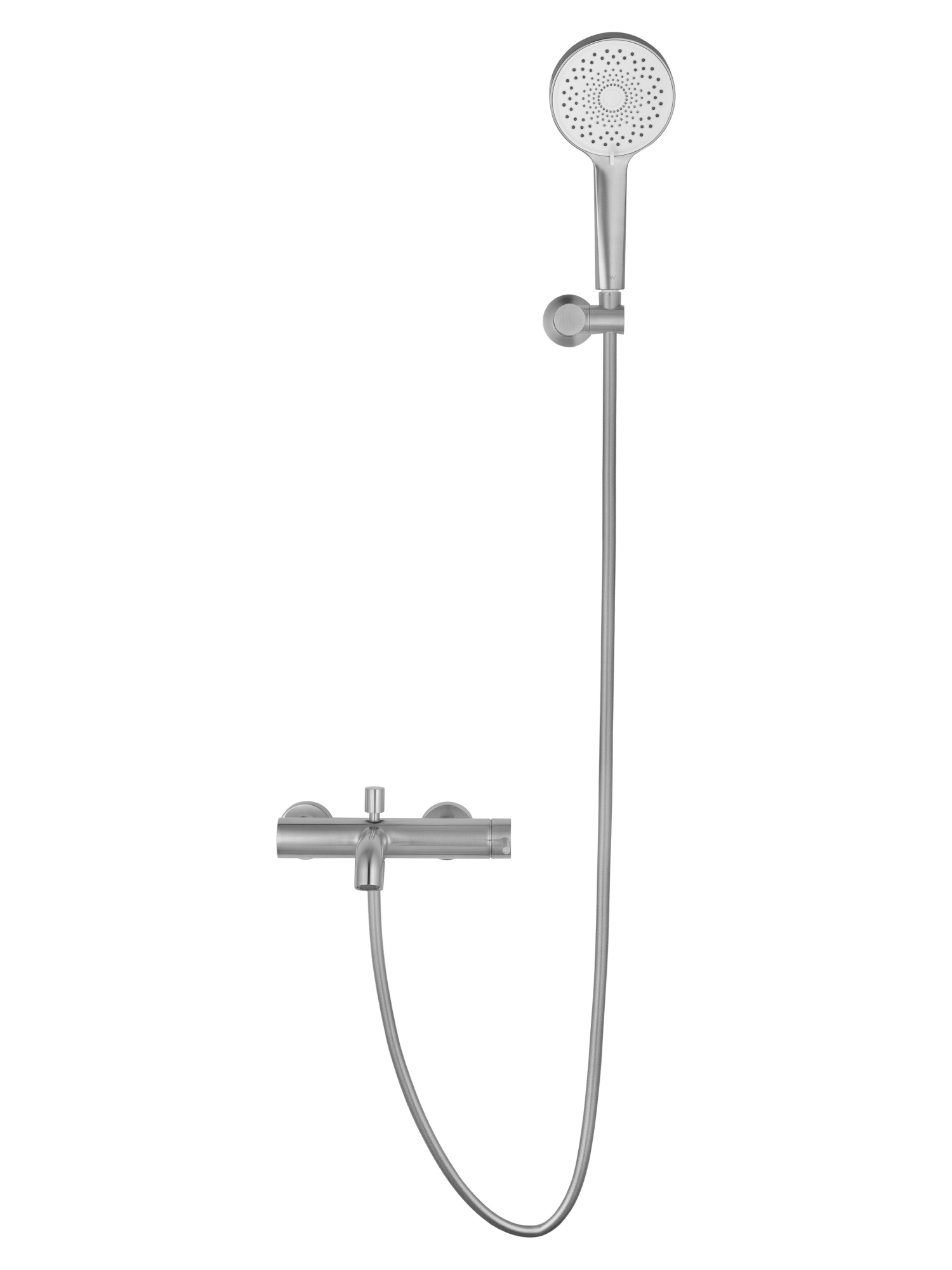 Смеситель для ванны с душем wonzon & woghand stick, брашированный никель (ww-88639017-bn)