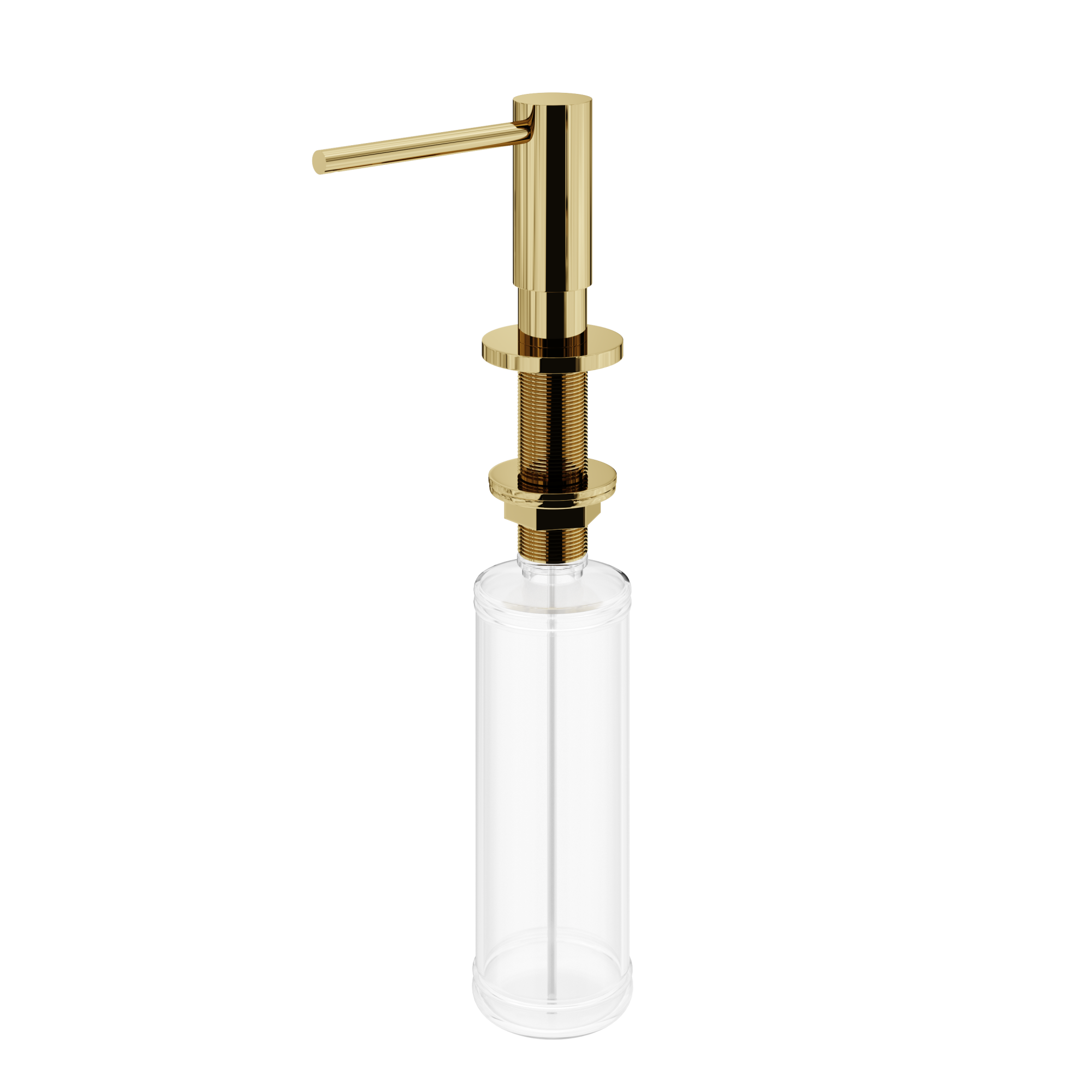Дозатор для кухонной мойки Sancos, объем 500 мл, цвет полированное золото, арт. SC40100ZG