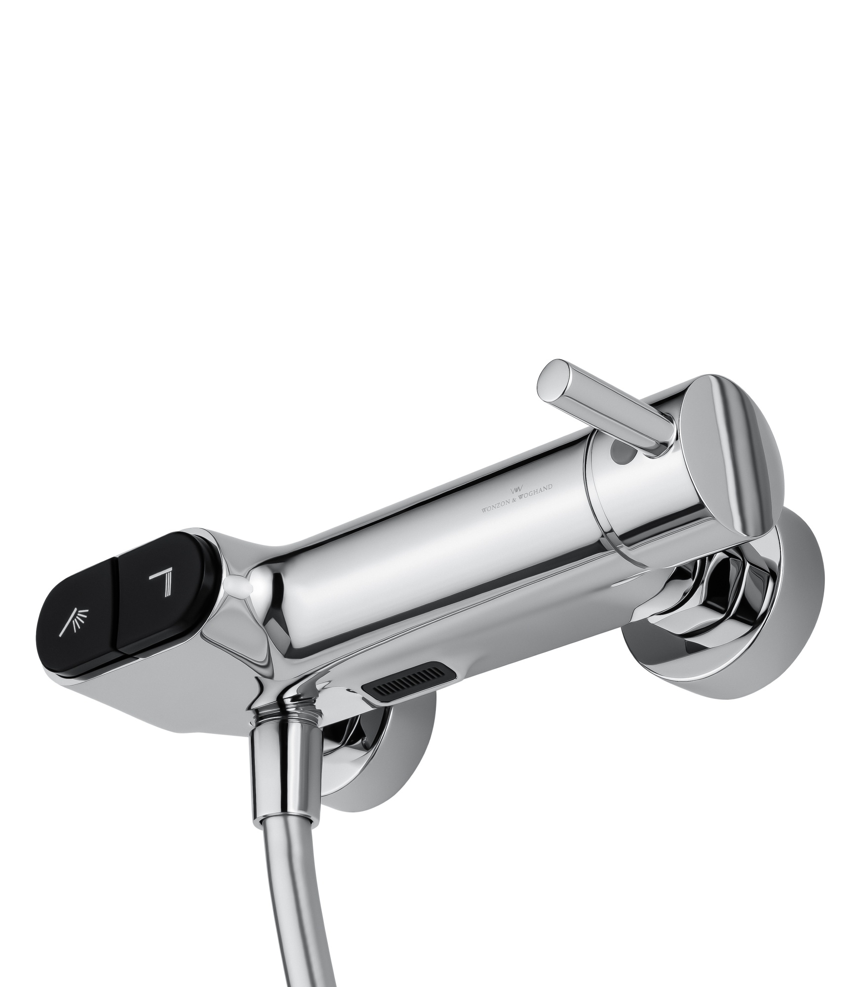 Смеситель для душа с встроенным изливом wonzon & woghand muse corno, хром (ww-a30902-cr) Смеситель для душа с встроенным изливом wonzon & woghand muse corno, хром (ww-a30902-cr)