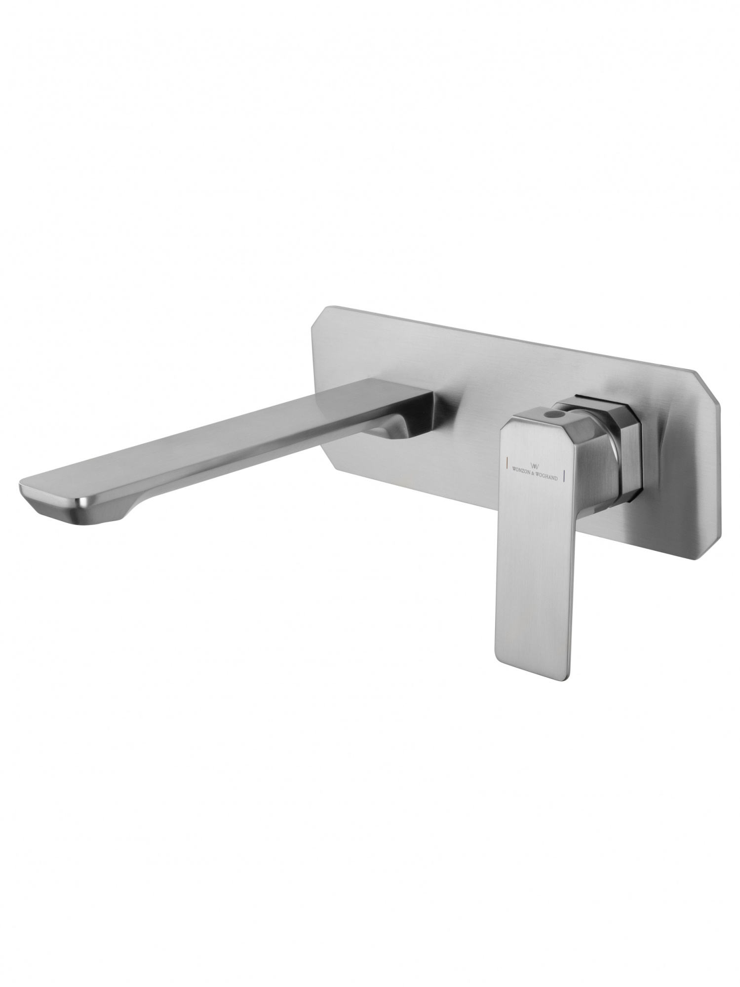 Смеситель для раковины встраиваемый wonzon & woghand diamond, брашированный никель (ww-88869011-bn)