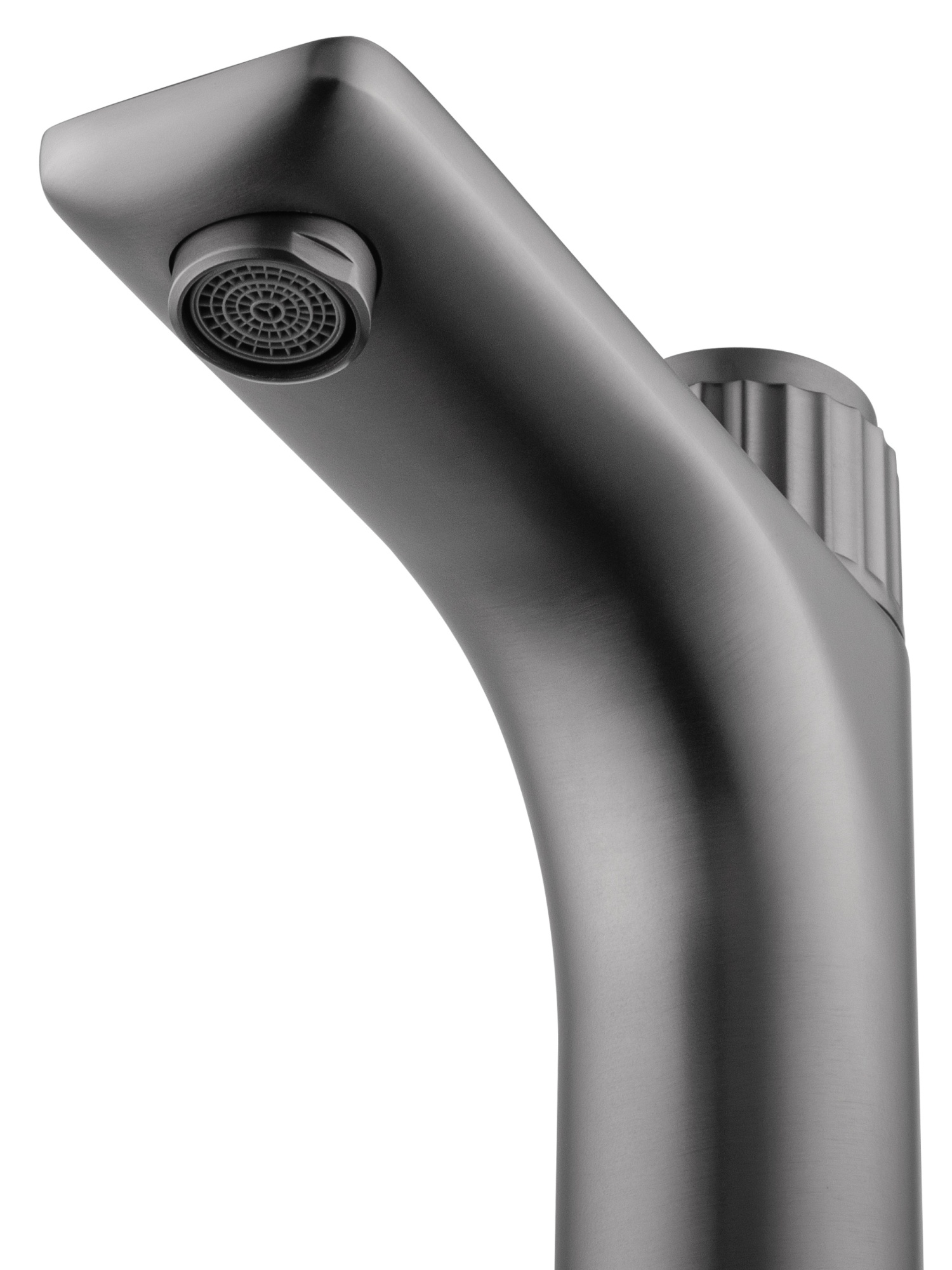 Смеситель для раковины wonzon & woghand click, темный графит (ww-a40412-bgg)