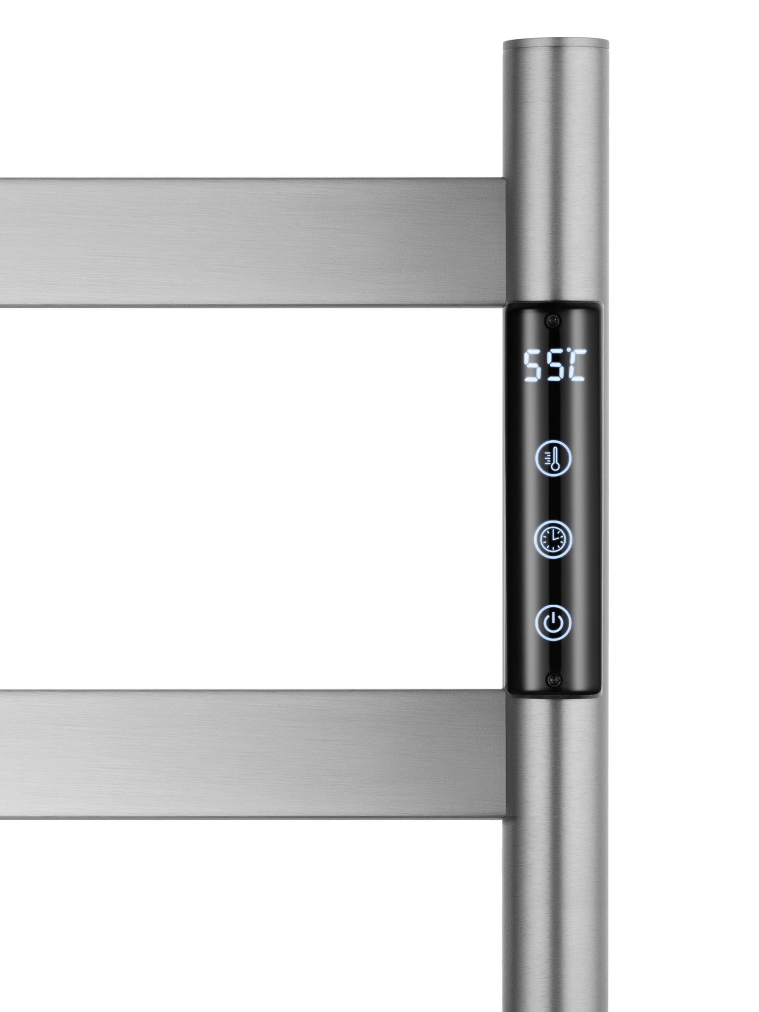 Полотенцесушитель электрический напольный wonzon & woghand essen, брашированный никель (ww-a406-br)