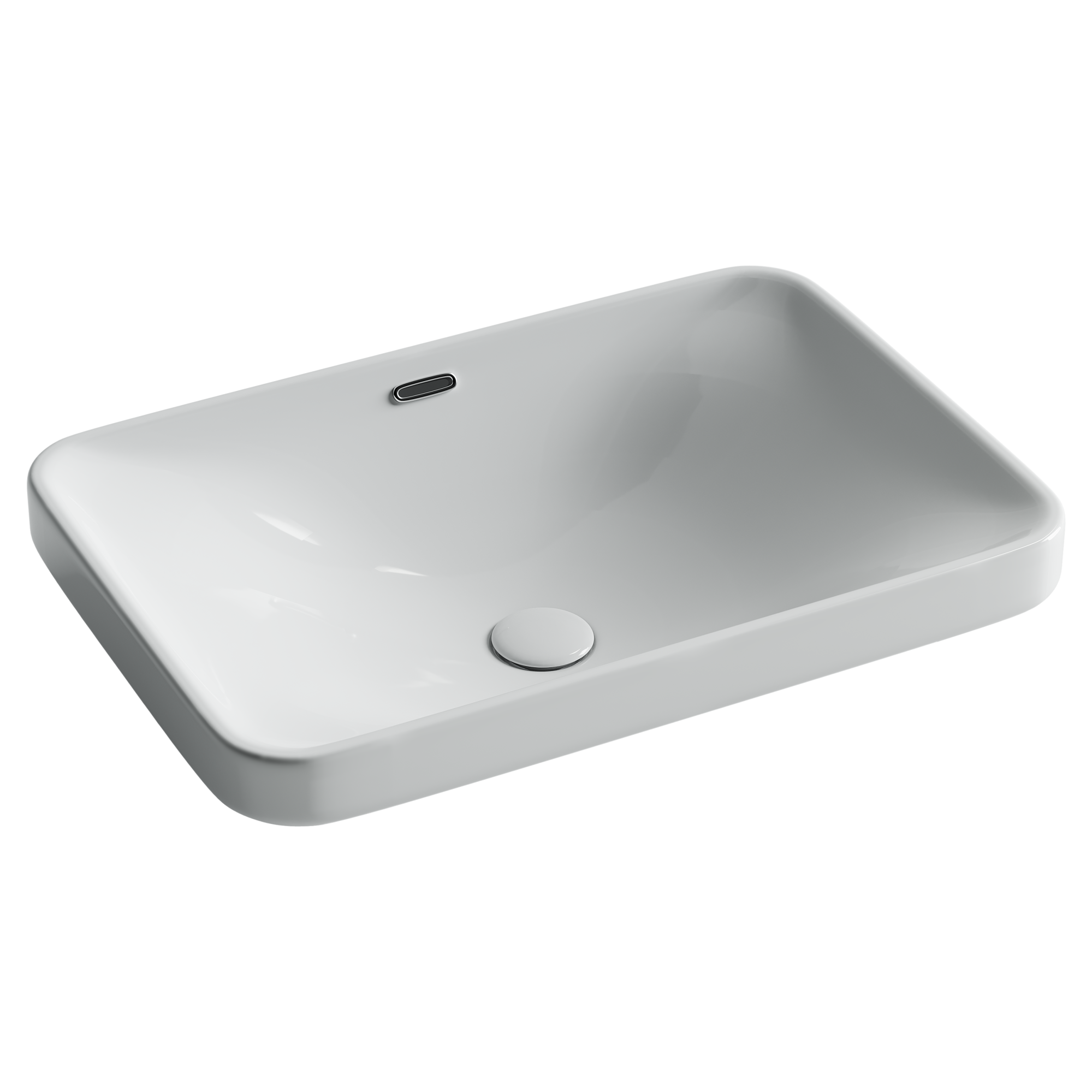 Умывальник прямоугольный встраиваемый сверху в столешницу element 605x415x185мм